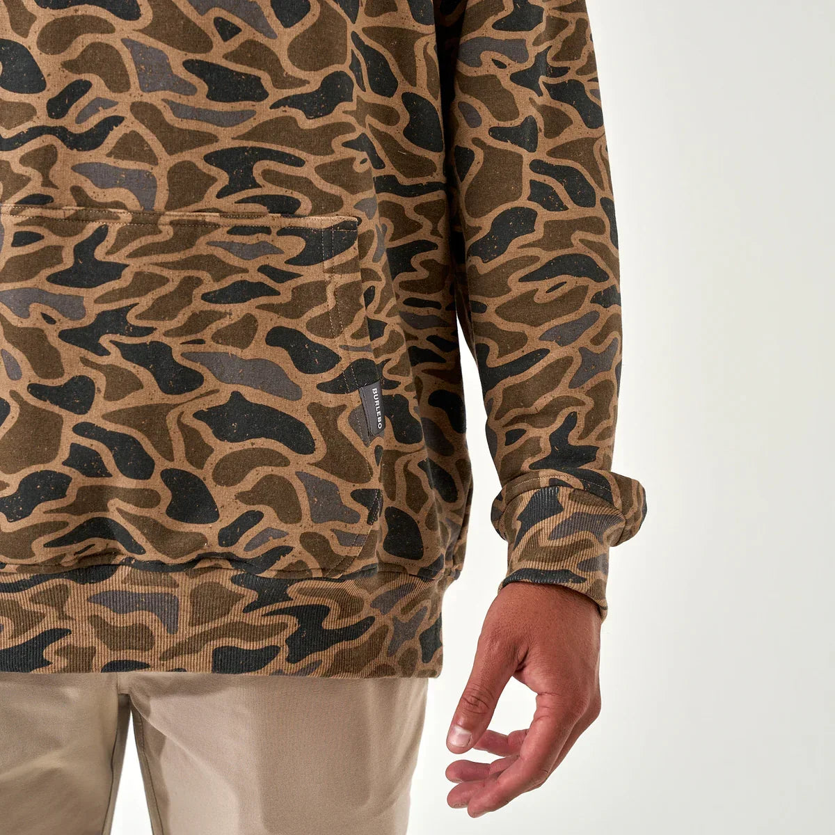 Men's Burlebo Gauge Camo Fleece Hoodie