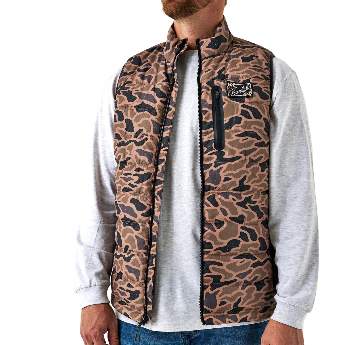 Men's Burlebo Gauge Camo Puffer Vest