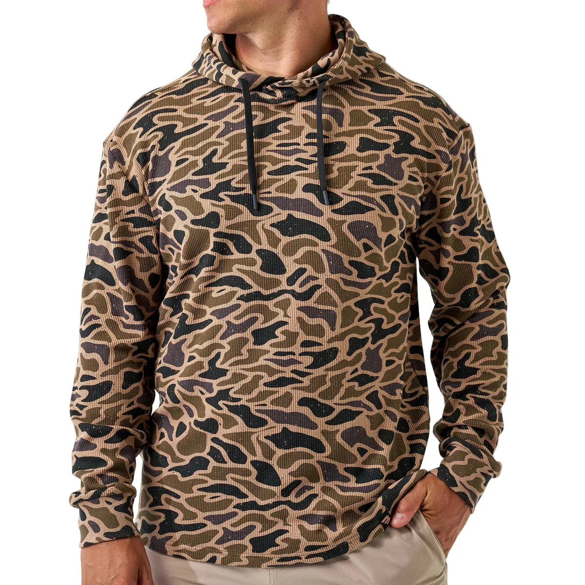 Men's Burlebo Gauge Camo Thermal Hoodie