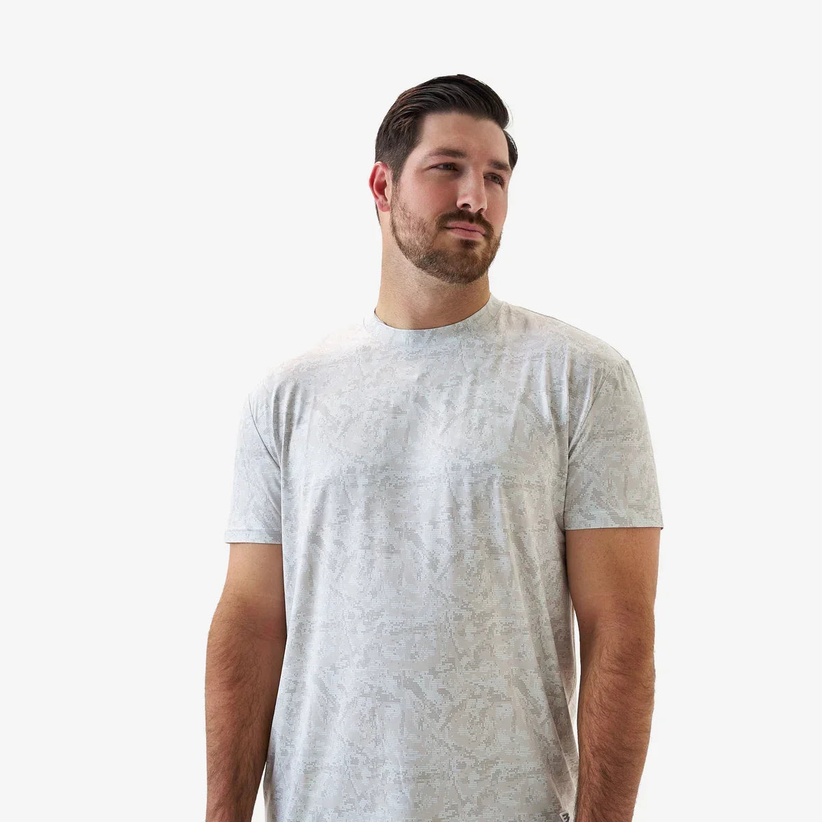 Men's Burlebo Ivory Digi Camo Go To T-shirt GTT-DIGC-IVR