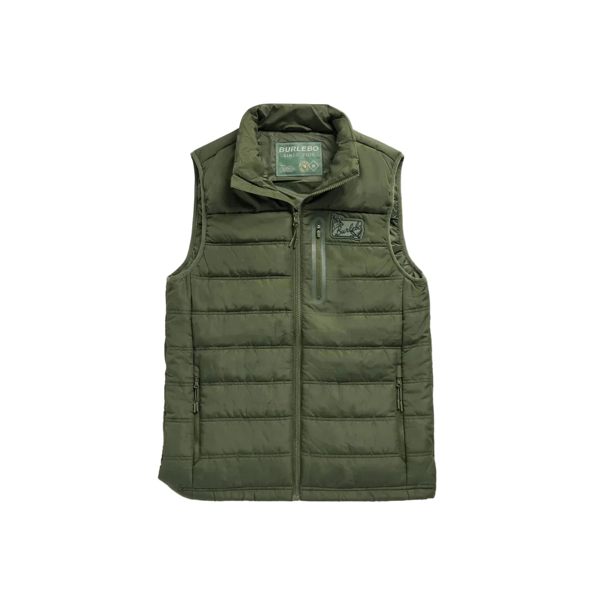 Men's Burlebo Mallard Green Puffer Vest