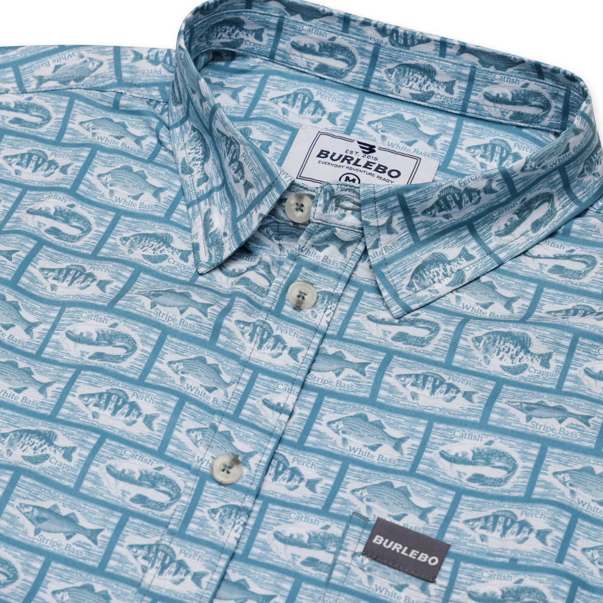 Men's Burlebo Performance Button Up - Angler's Choice PBU-ANGC - Crazy House Western Wear