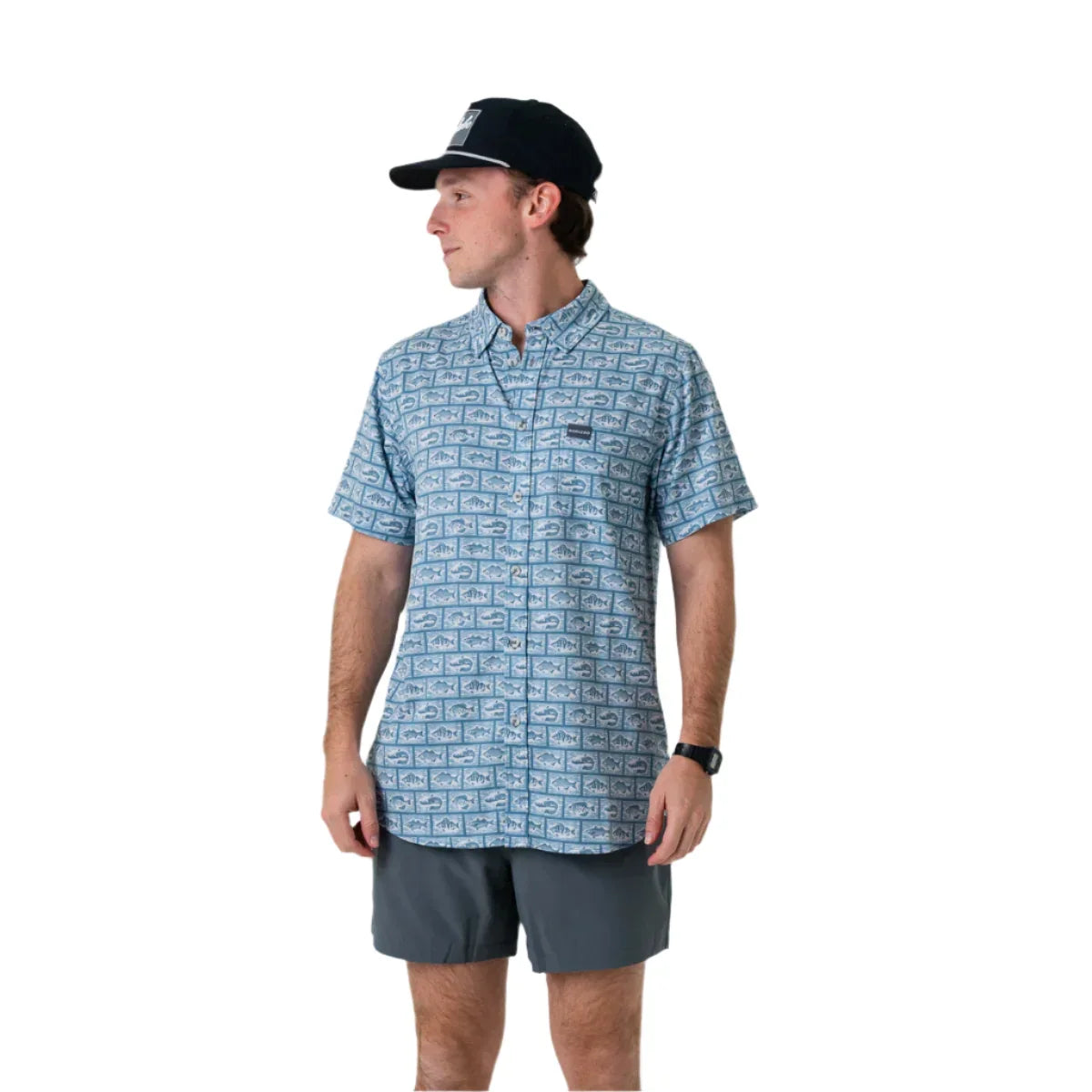 Men's Burlebo Performance Button Up - Angler's Choice PBU-ANGC - Crazy House Western Wear