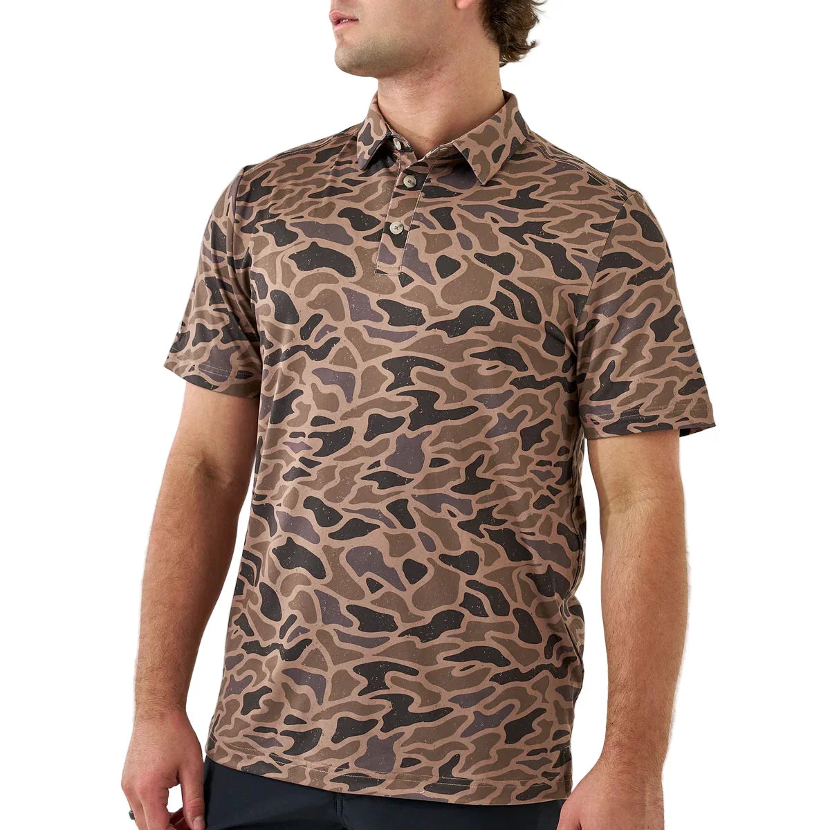 Men's Burlebo Performance Polo "Gauge Camo" PP-GC