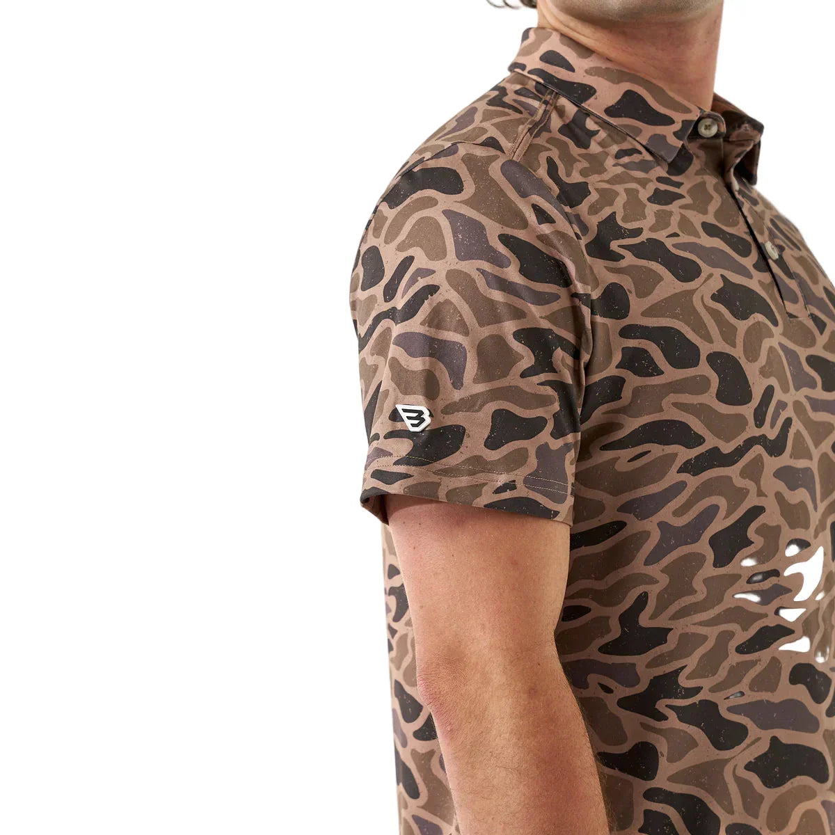Men's Burlebo Performance Polo "Gauge Camo" PP-GC
