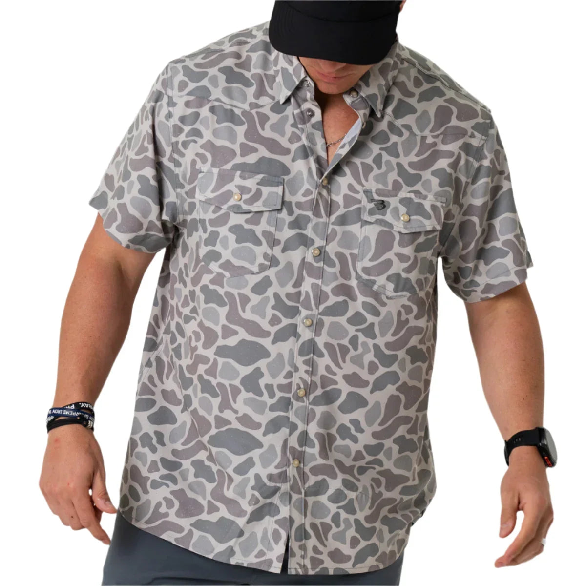Men's Burlebo Performance Western Shirt - Classic Deer Camo PWS-CDC - Crazy House Western Wear