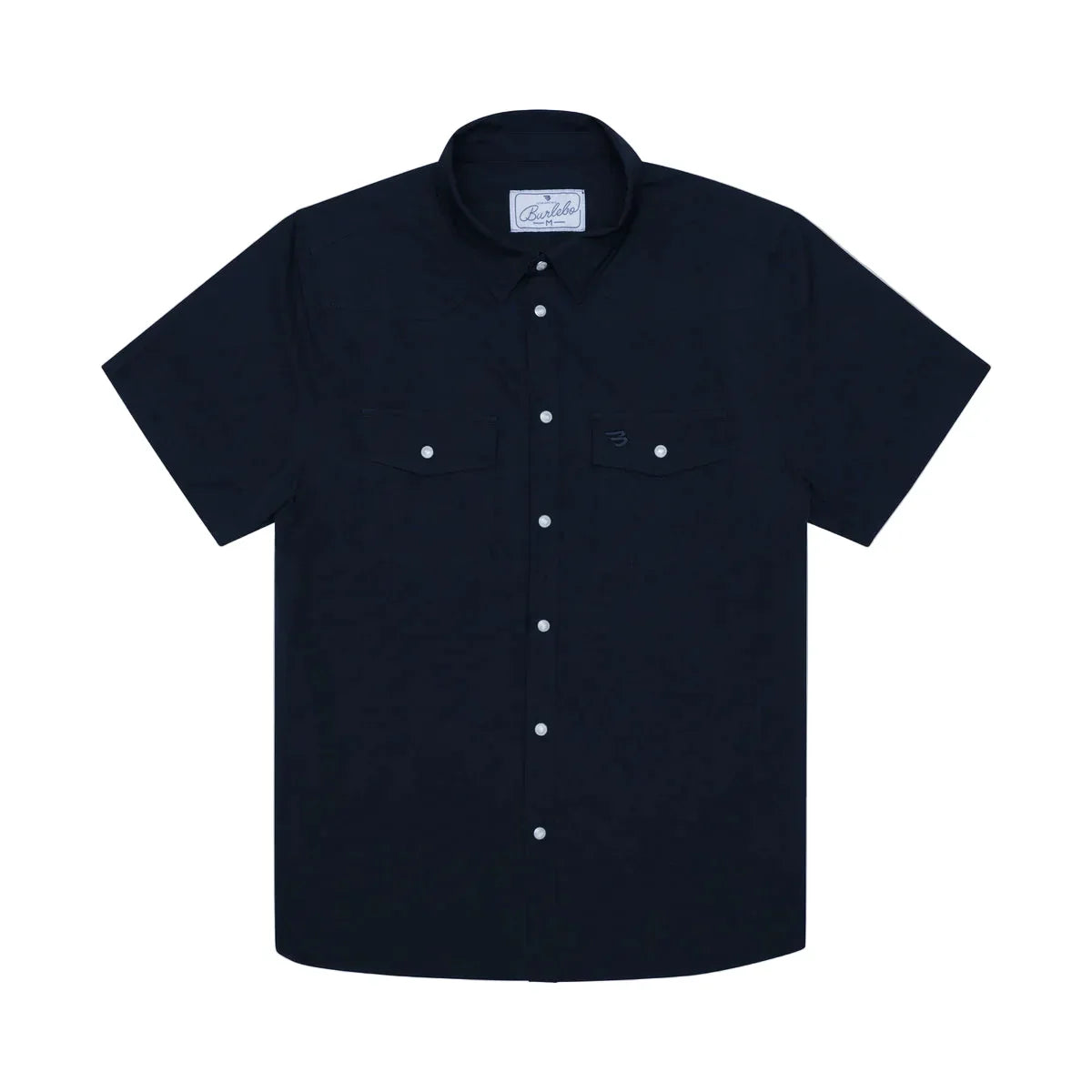 Men's Burlebo Performance Western Shirt - Navy PWS-NVY
