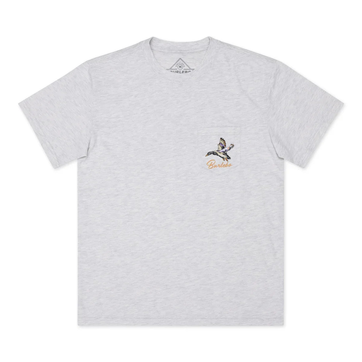 Men's Burlebo Pintail Triangle Duck - Heather Ash Grey PTRI-SS-AG - Crazy House Western Wear