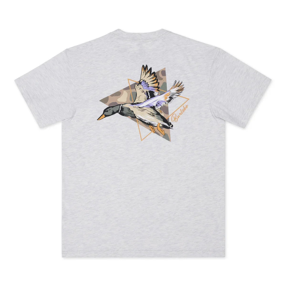 Men's Burlebo Pintail Triangle Duck - Heather Ash Grey PTRI-SS-AG - Crazy House Western Wear