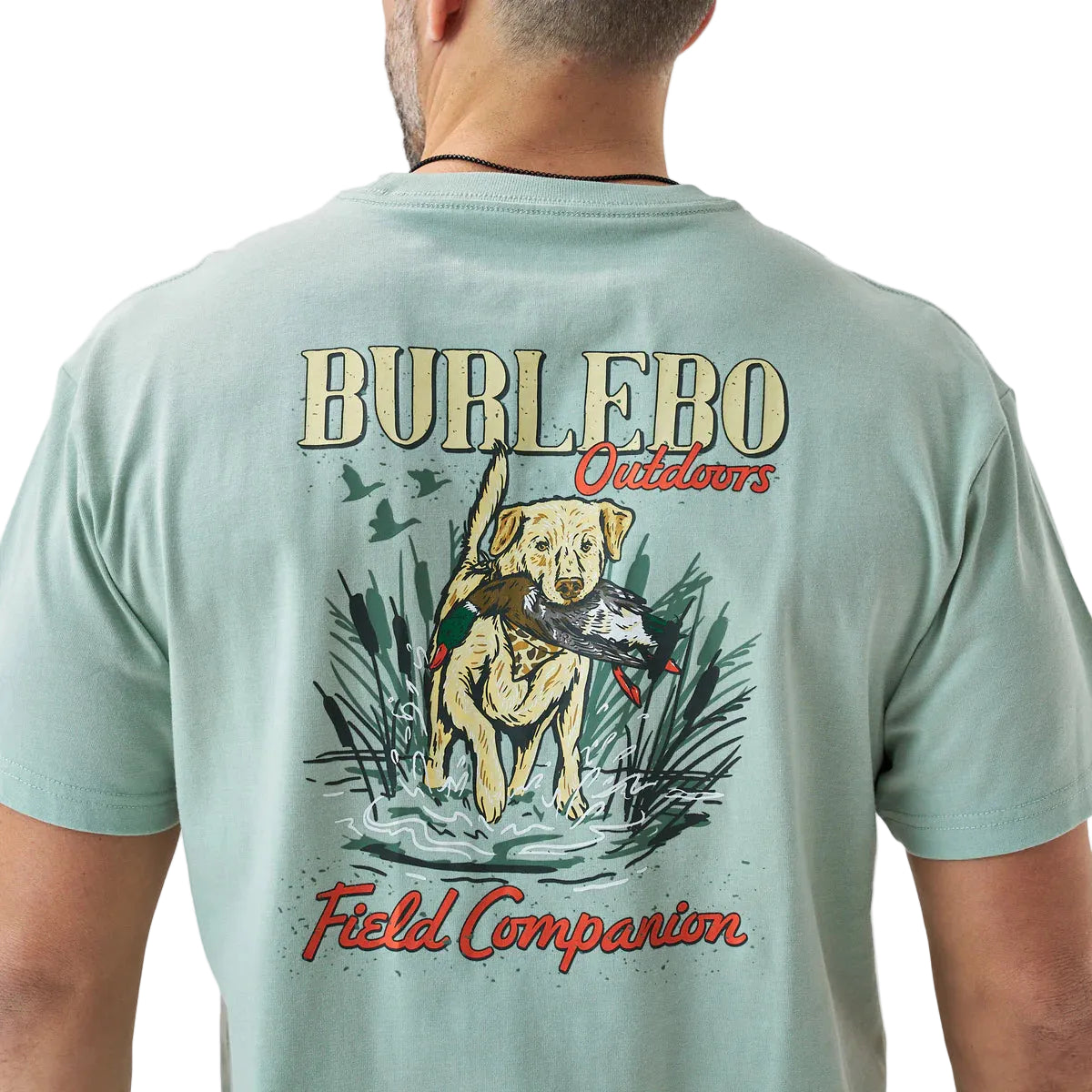 Men's Burlebo Sage Field Companion Short Sleeve T-shirt SST-FC-SGE