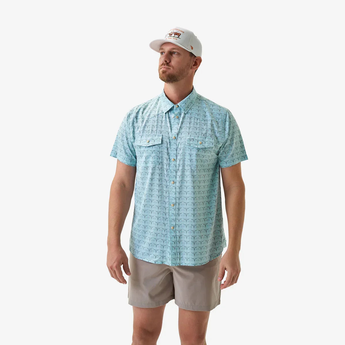 Men's Burlebo The Rancher Performance Western Shirt PWS-RNCH