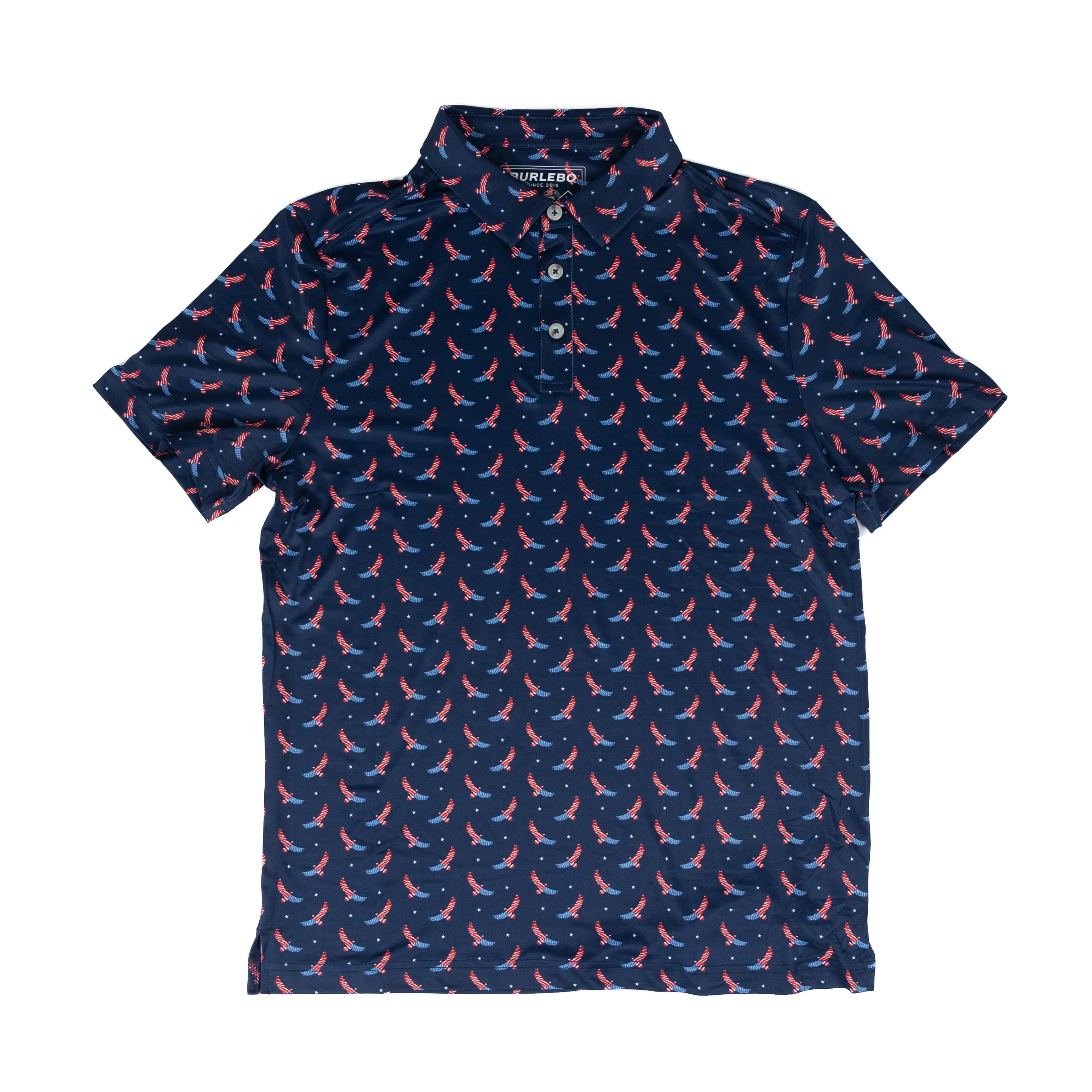 Men's Burlebo USA Eagle Performance Polo PP-UEAG