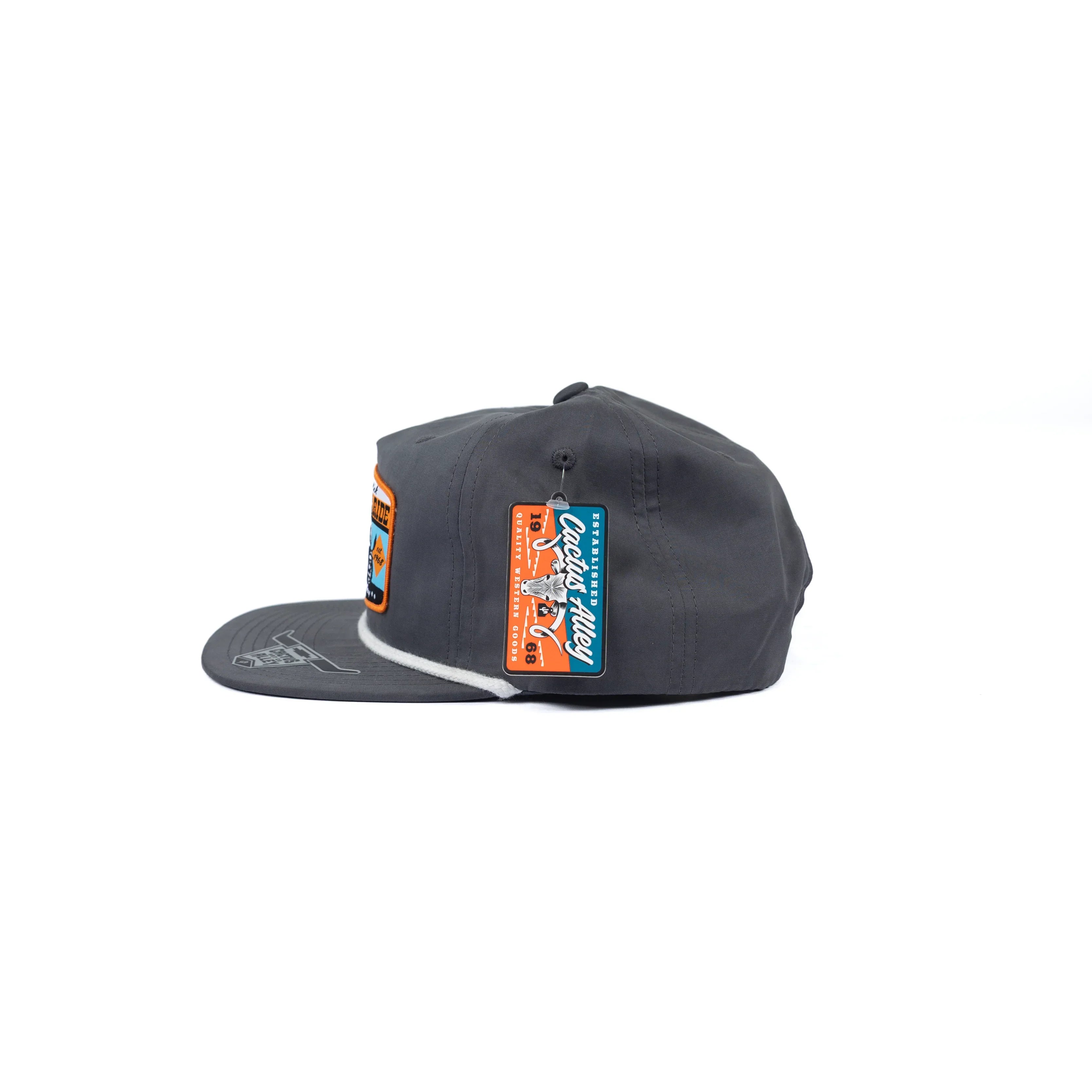 Men's Cactus Alley Gray Born To Ride Snapback