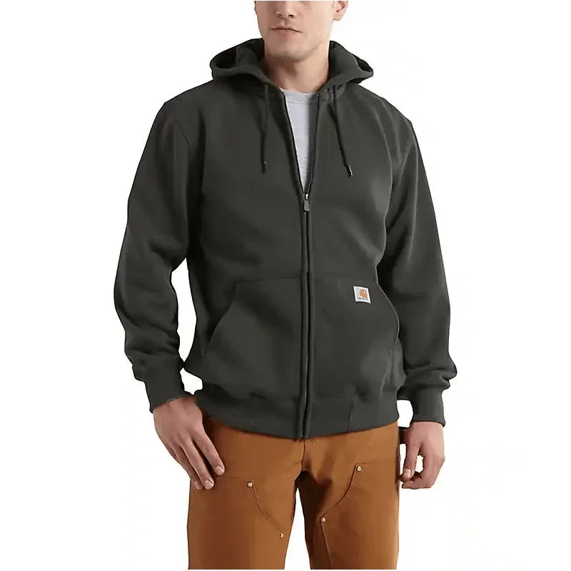 Men's Carhartt Rain Defender® Loose Fit Heavyweight Full-Zip Sweatshirt 100614-306 - Crazy House Western Wear