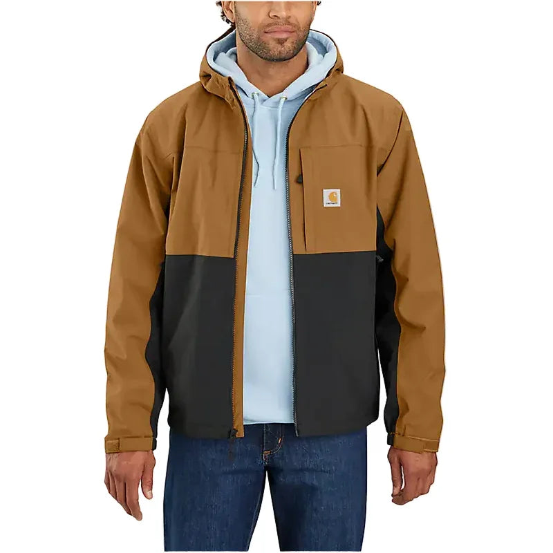 Men's Carhartt Storm Defender Waterproof Jacket Lightweight Relaxed Fit