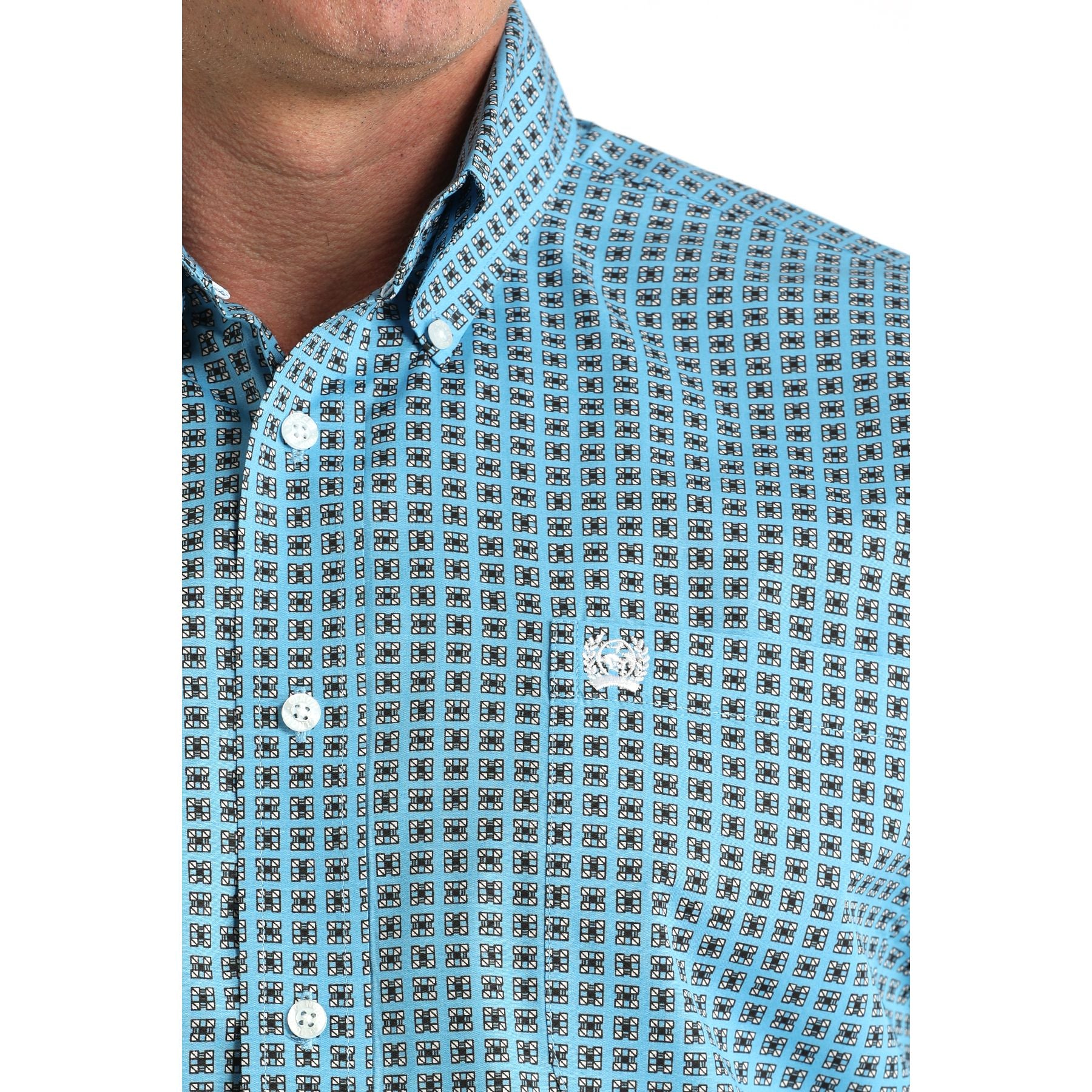 Men's Cinch Blue Long Sleeve MTW1106008