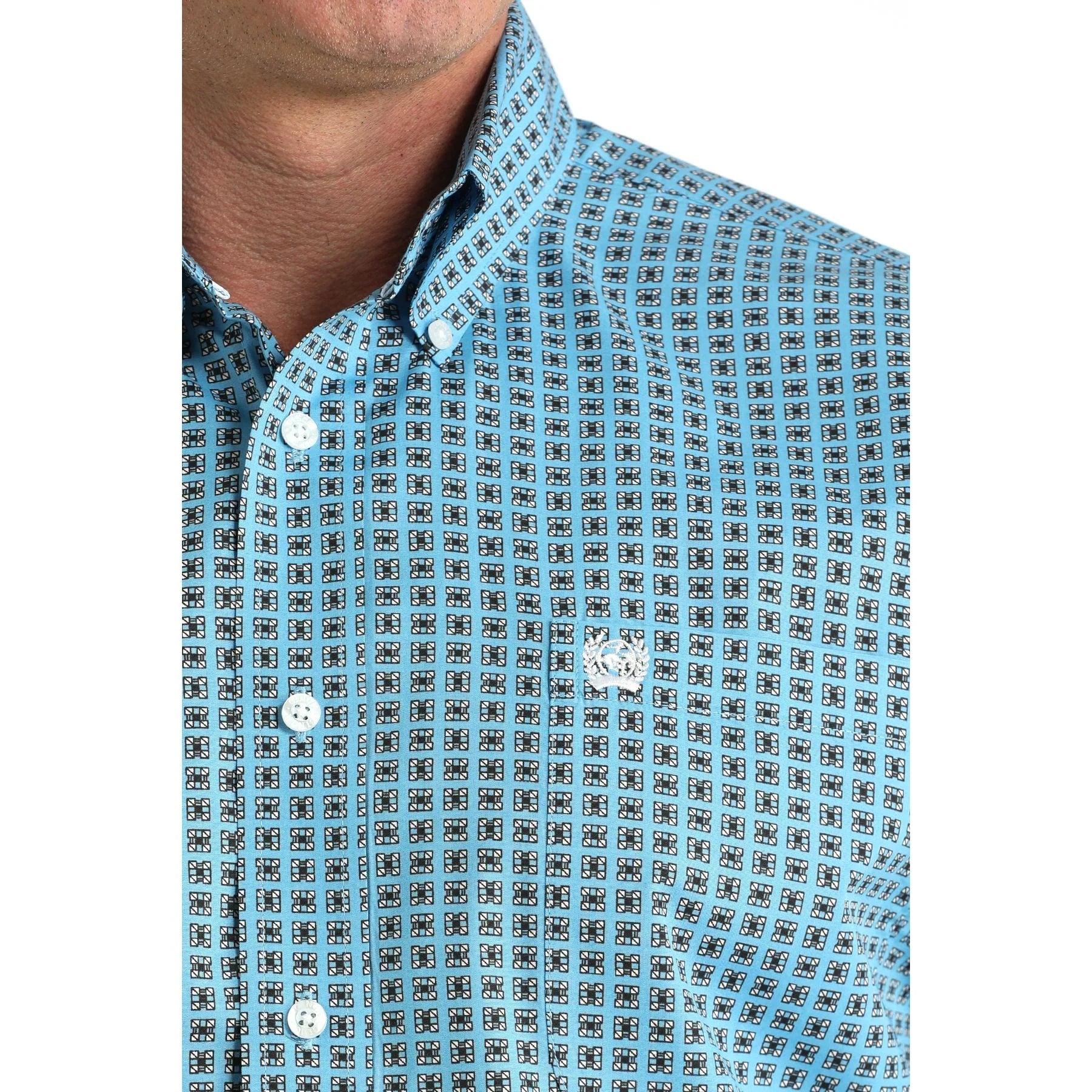 Men's Cinch Blue Long Sleeve MTW1106008