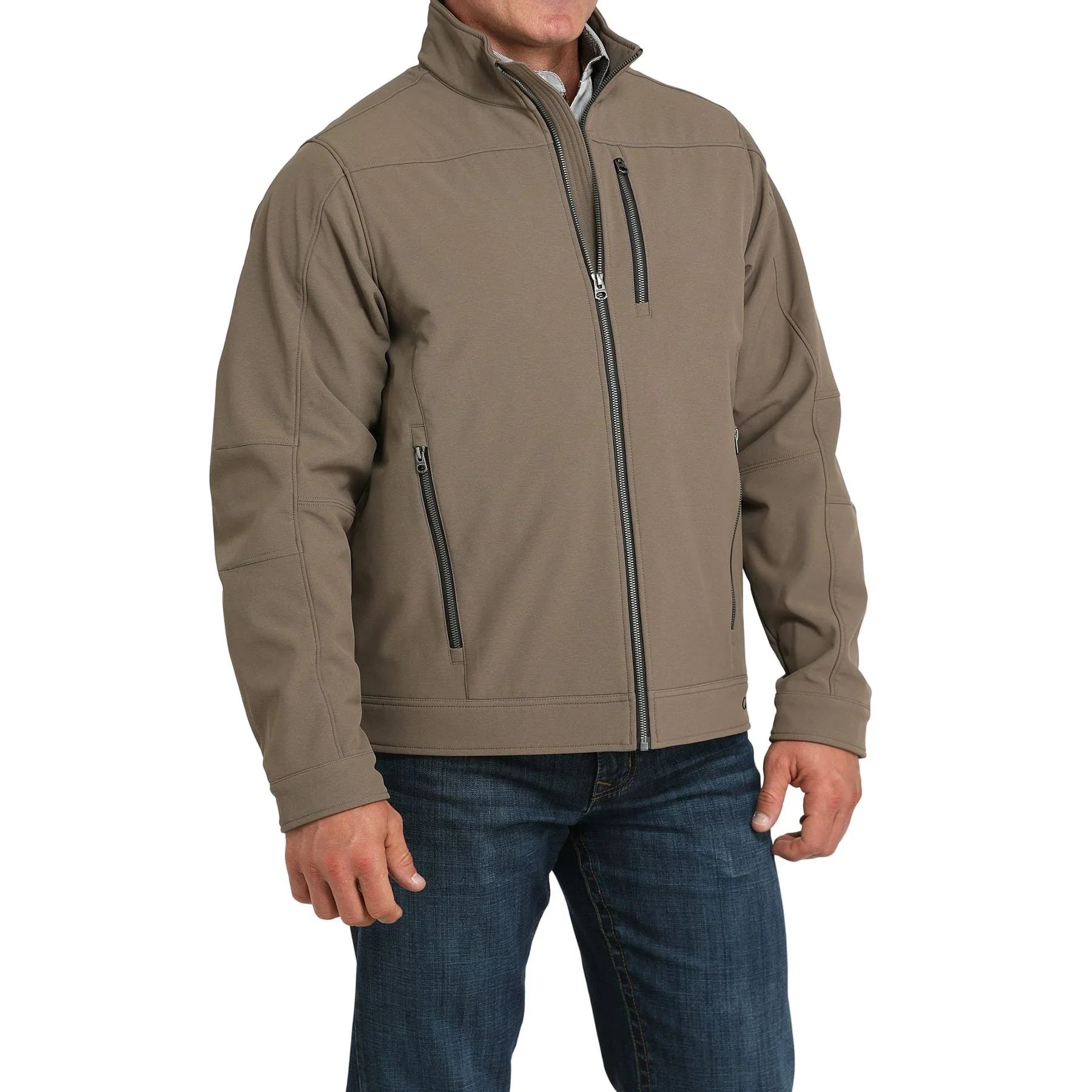 Men's Cinch Brown Soft Shell Jacket