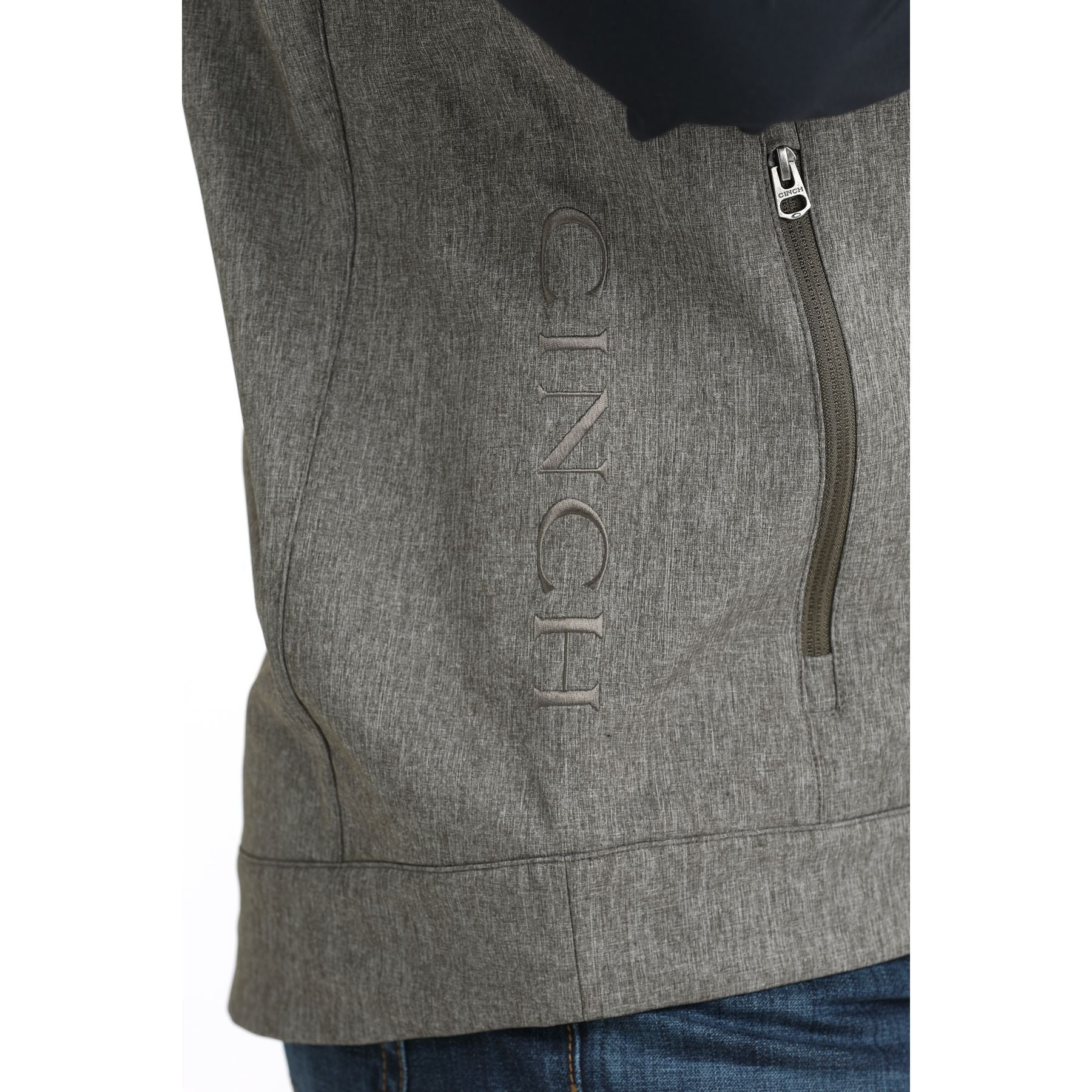 Men's Cinch Concealed Carry Olive Bonded Vest