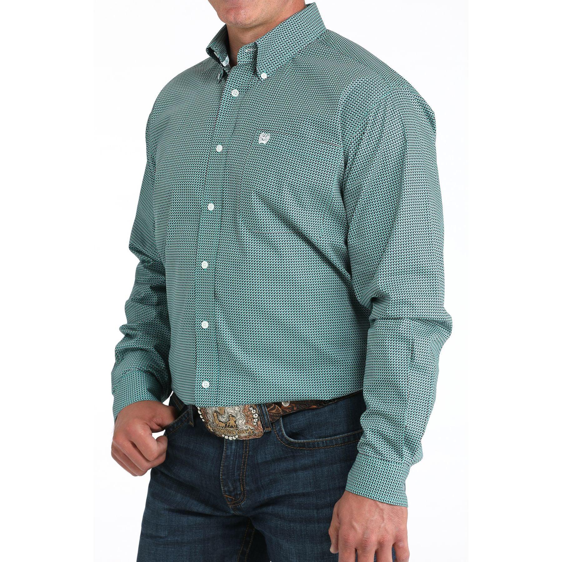 Men's Cinch Long Sleeve Button Down Western Shirt MTW1105970