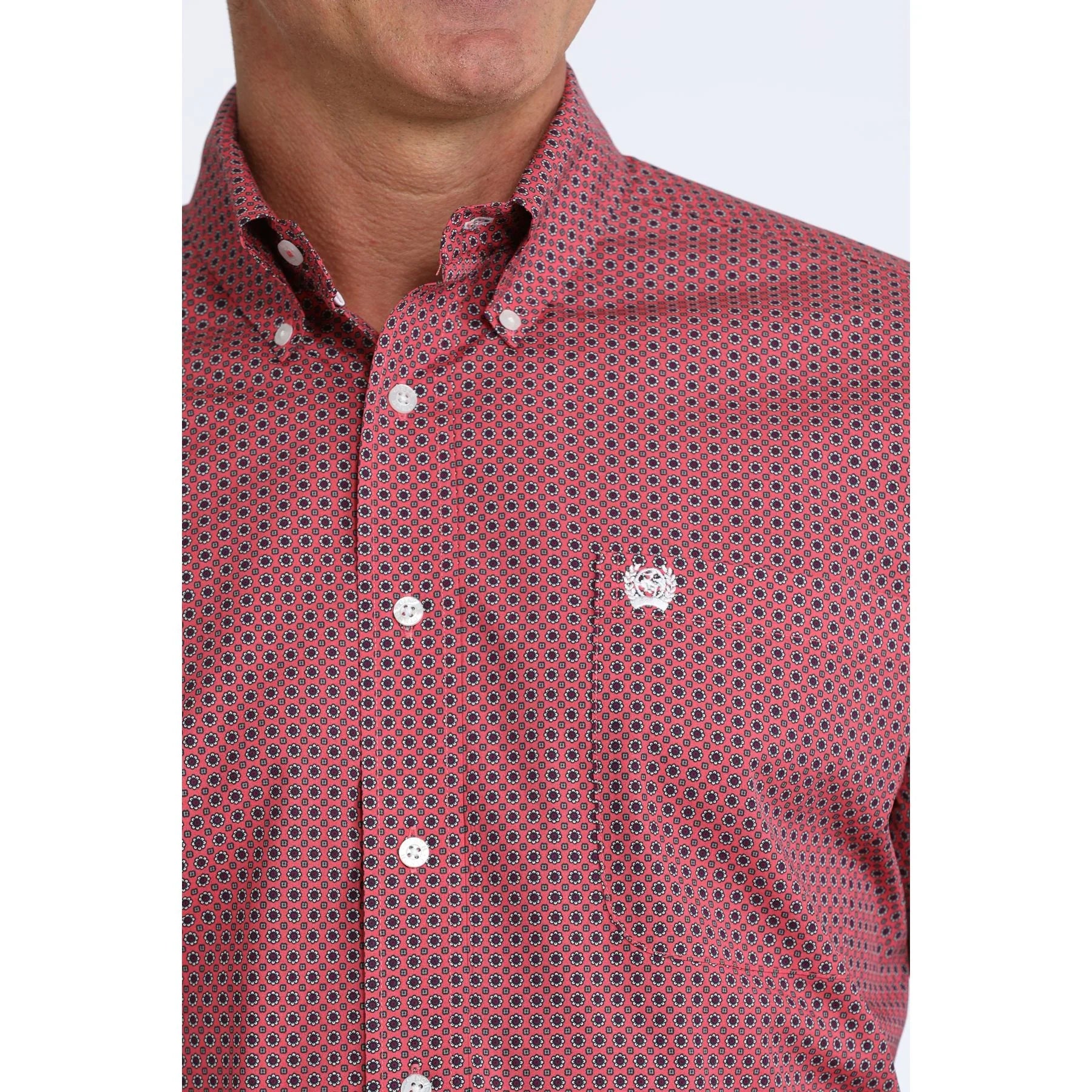 Men's Cinch Long Sleeve Classic Fit Button Down Western Shirt MTW1106098