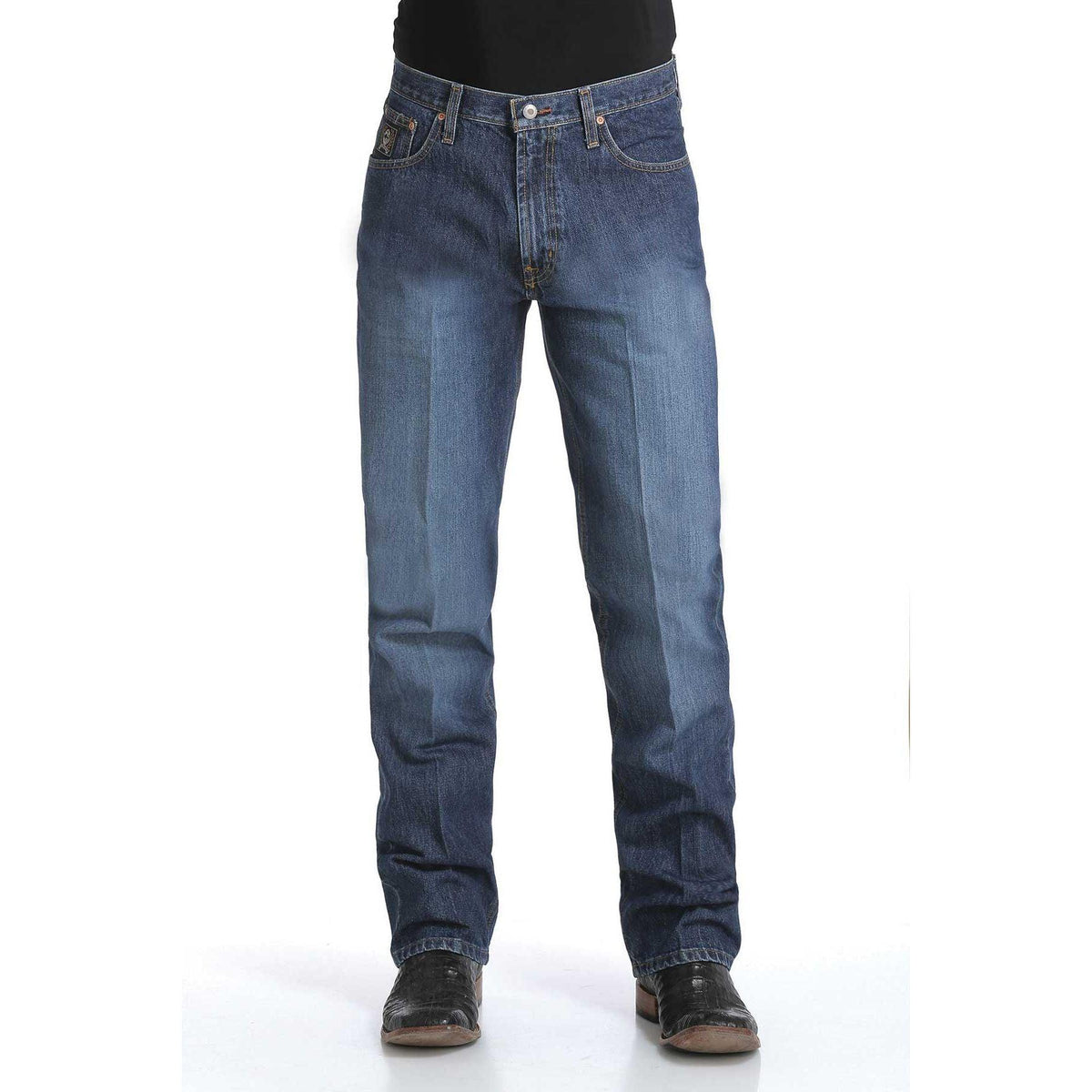 Men's Cinch Loose Fit Black Label Jeans MB90633002 - Crazy House Western Wear