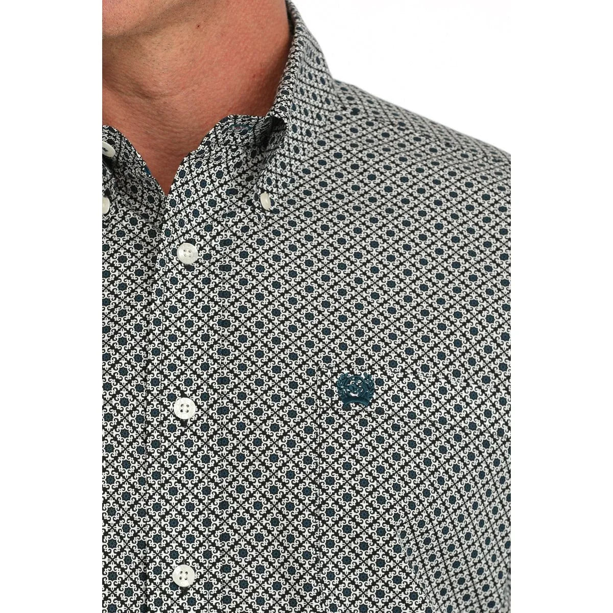 Men's Cinch Patterned Long Sleeve Shirt MTW1105909 - Crazy House Western Wear