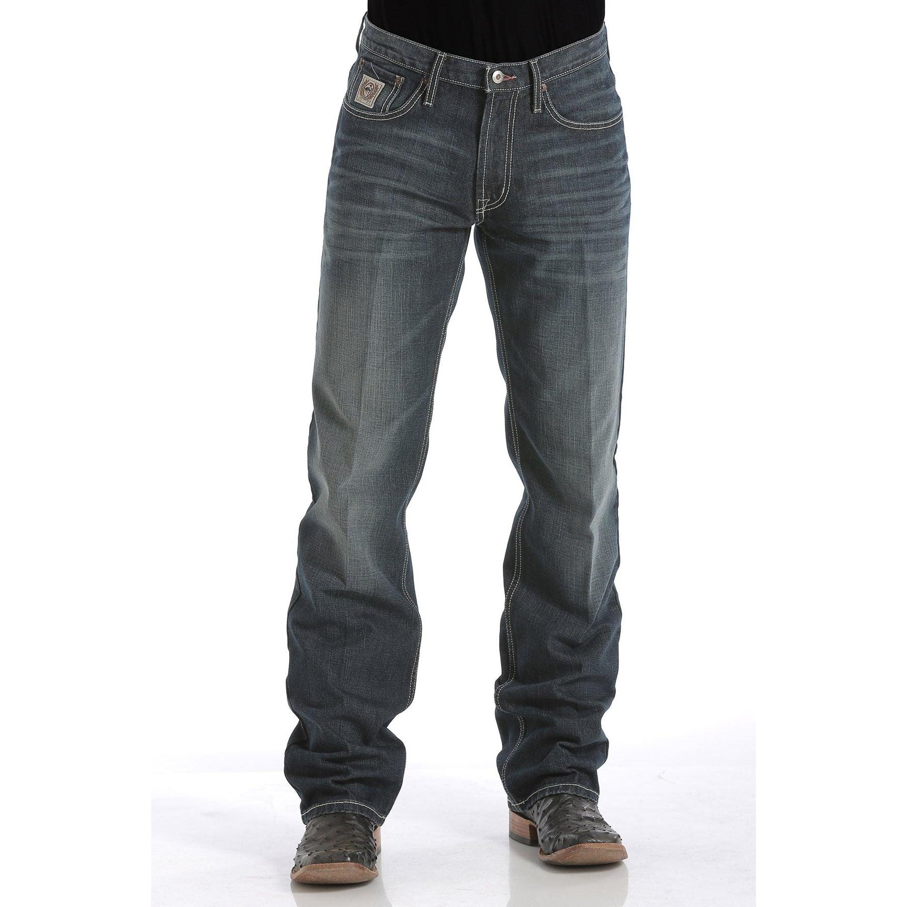 Men's Cinch Relaxed Fit White Label Jeans MB92834019 - Crazy House Western Wear