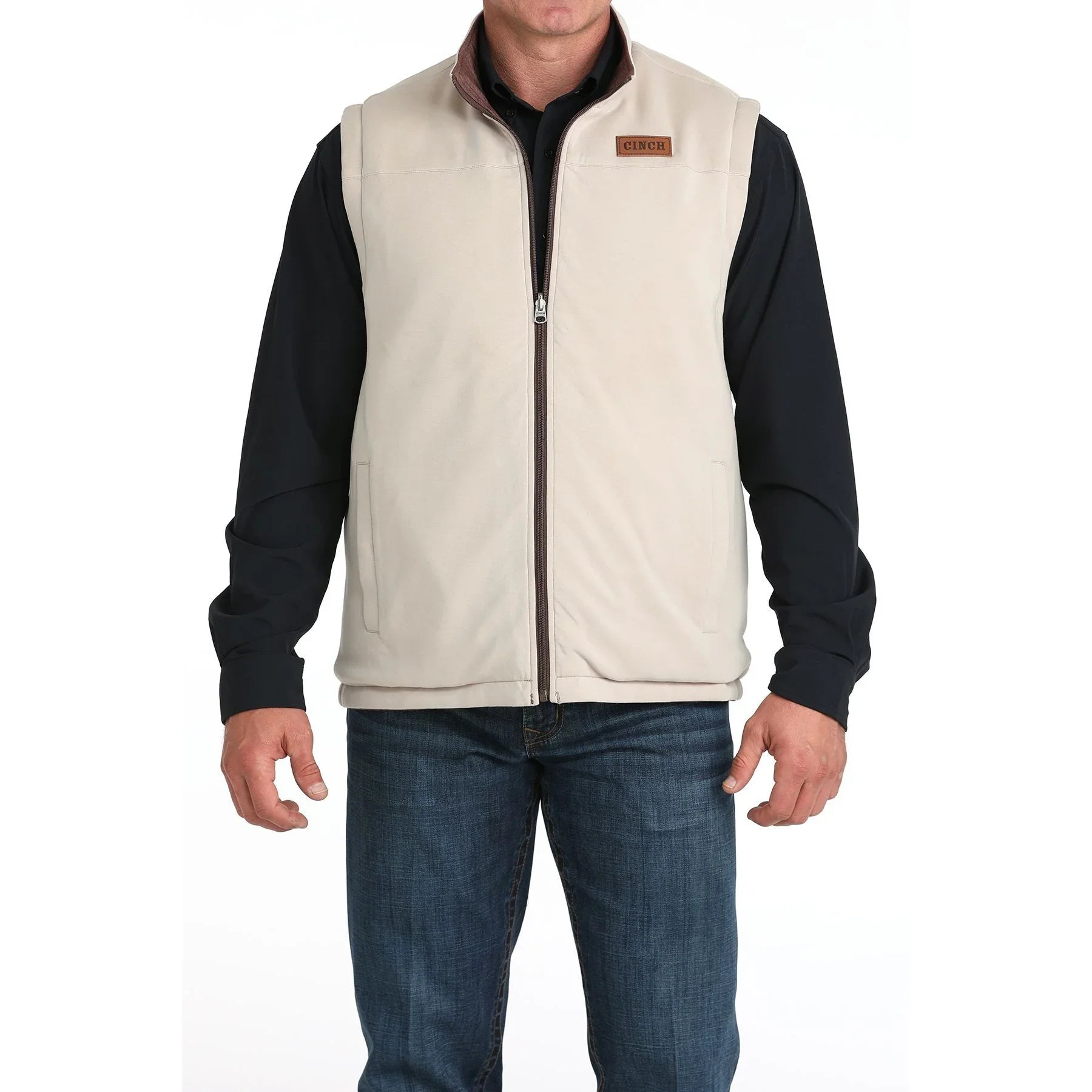 Men's Cinch Reversible Burgundy/Cream Vest