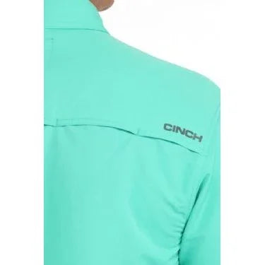 Men's Cinch Ripstop Button-Down Western Shirt MTW1723001 - Crazy House Western Wear