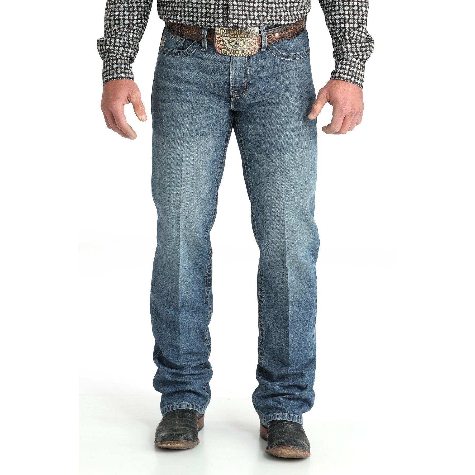 Men's Cinch Western Jeans Grant Relaxed Medium Wash MB32237001