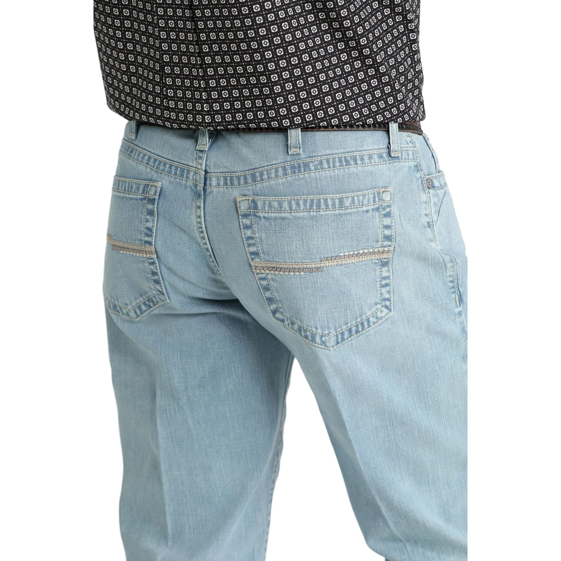 Men's Cinch White Label Light Stone Wash Straight Leg Jeans MB92834064