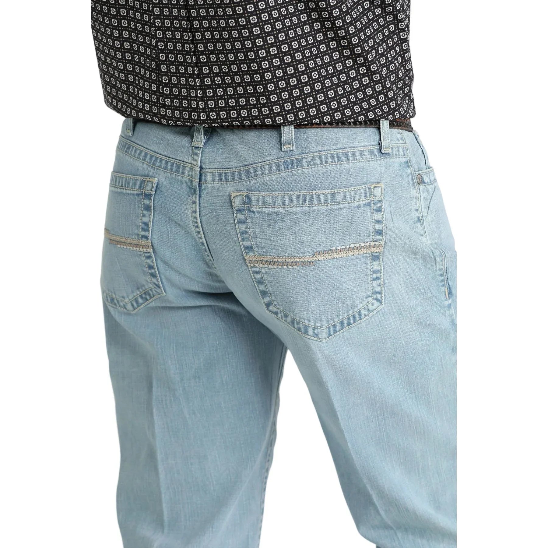 Men's Cinch White Label Light Stone Wash Straight Leg Jeans MB92834064