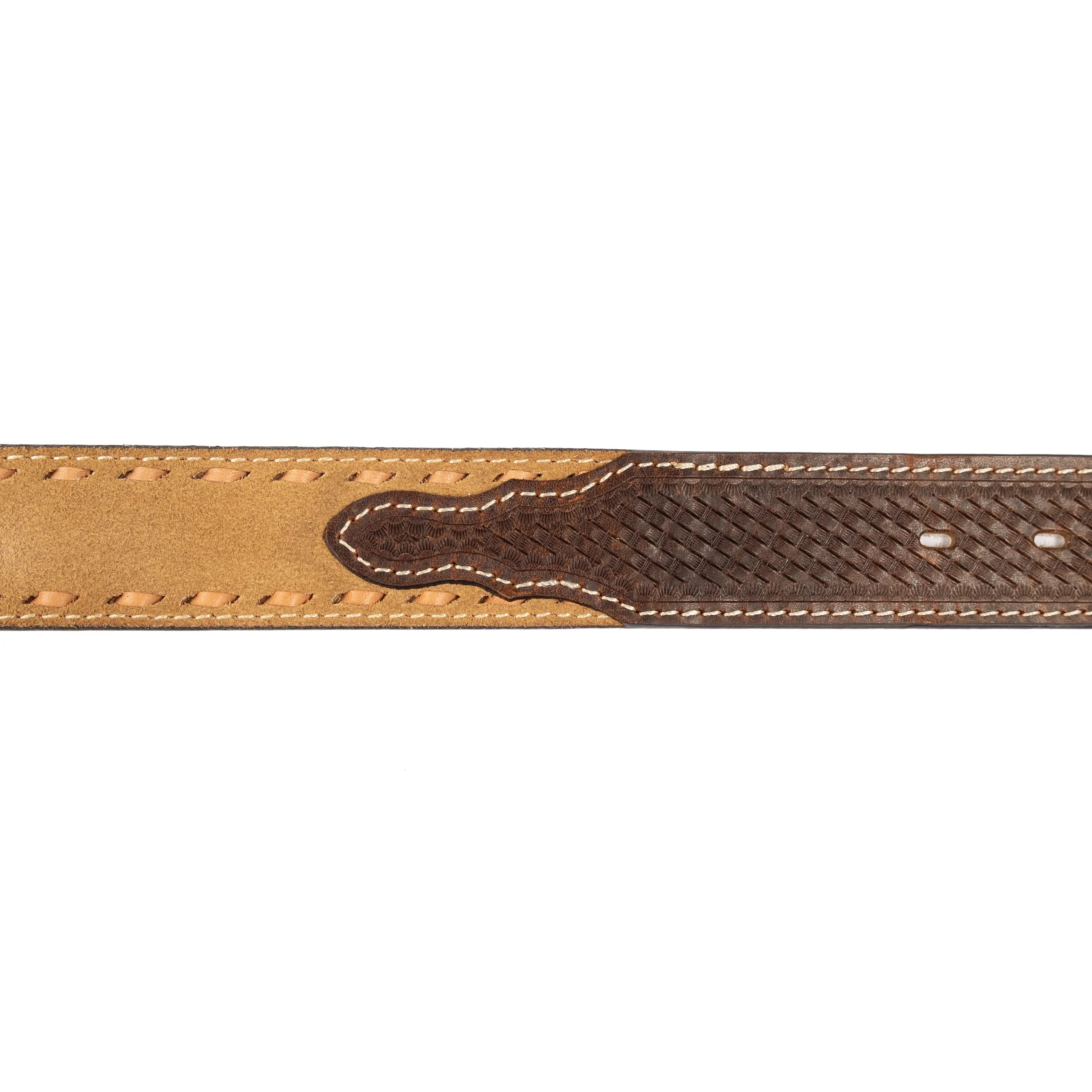 Men's Cowboy Chrome Tan Roughout Belt 1122