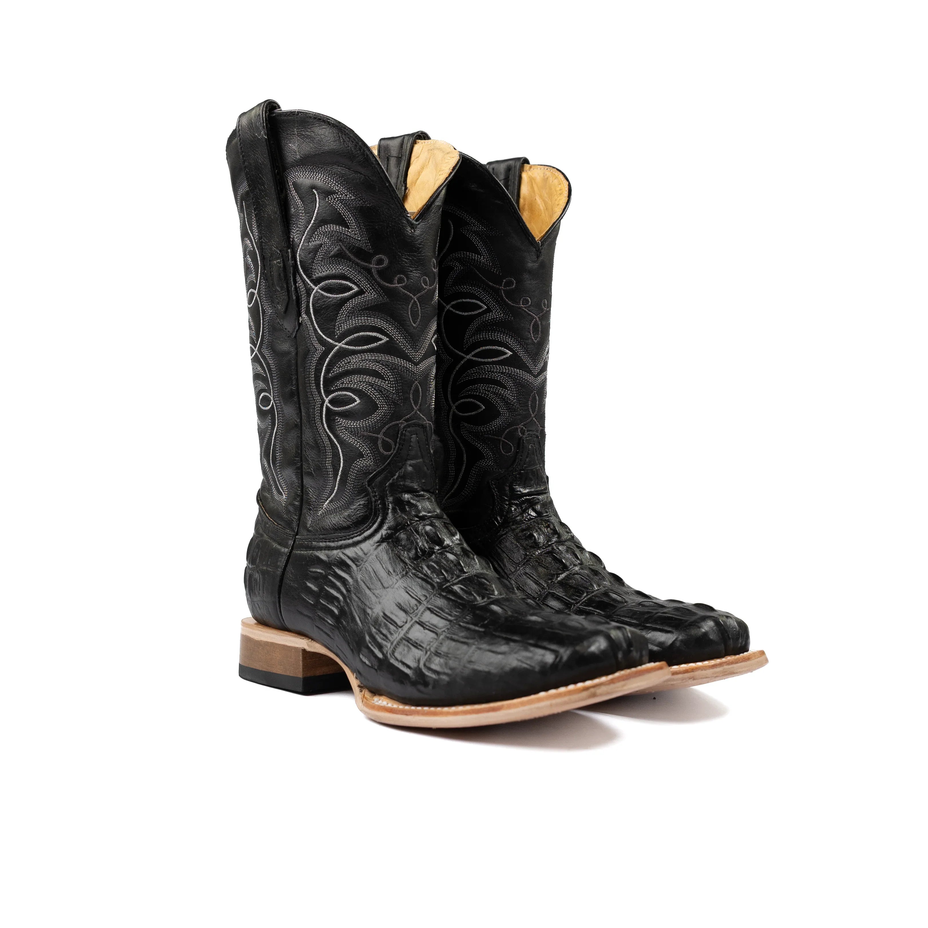 Men's Cowtown Alligator Print Boots Q6096