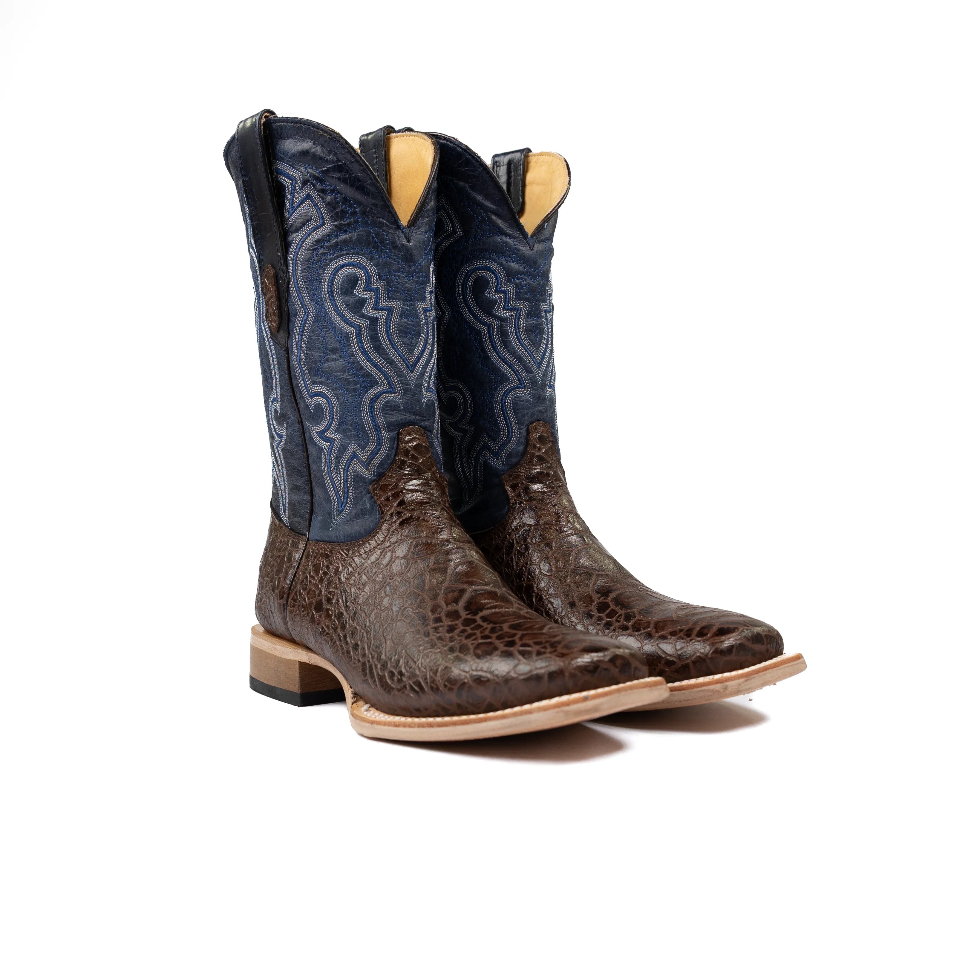 Men's Cowtown Sea Turtle Print Boots Q6044