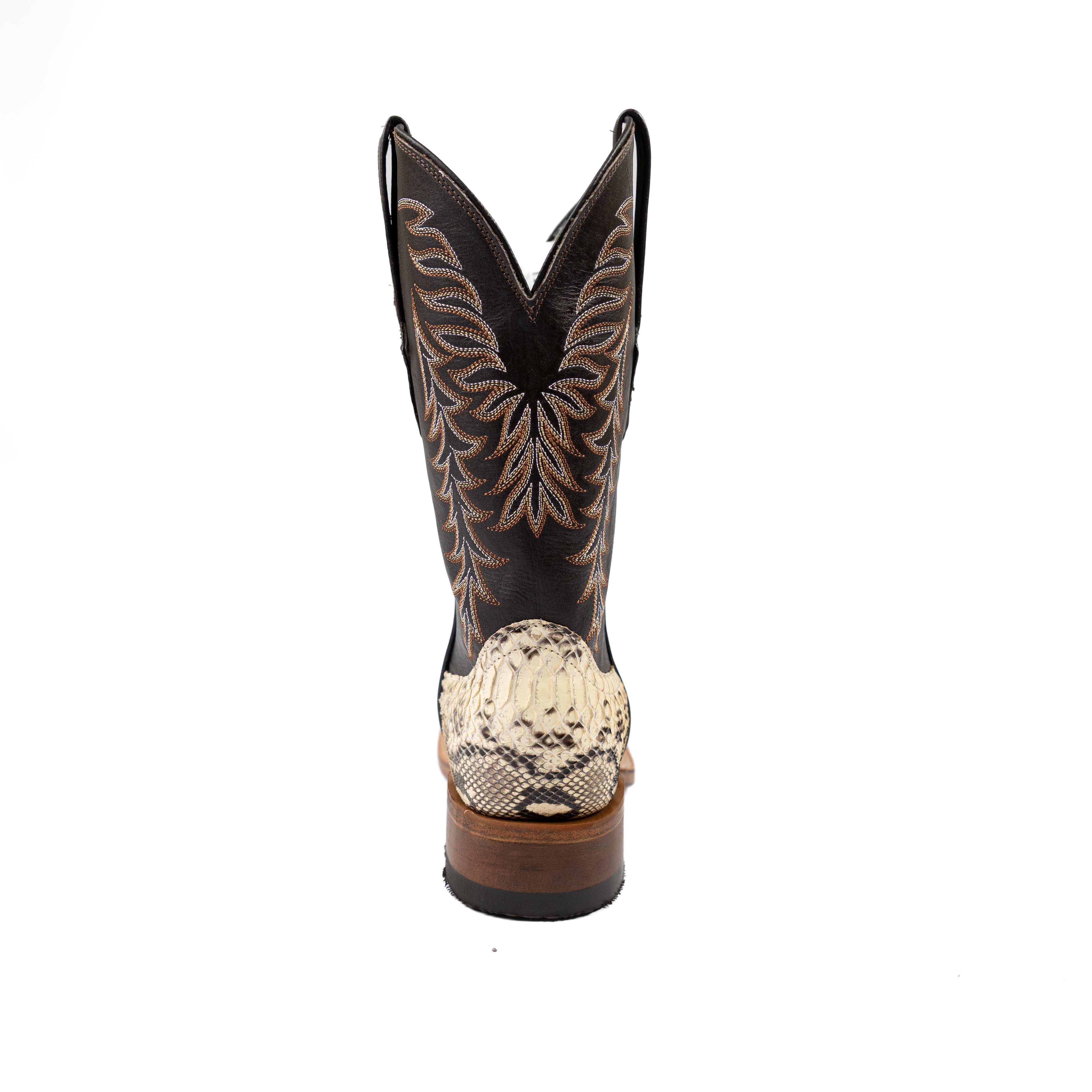 Men's Cowtown Square Toe Python Boots Q818