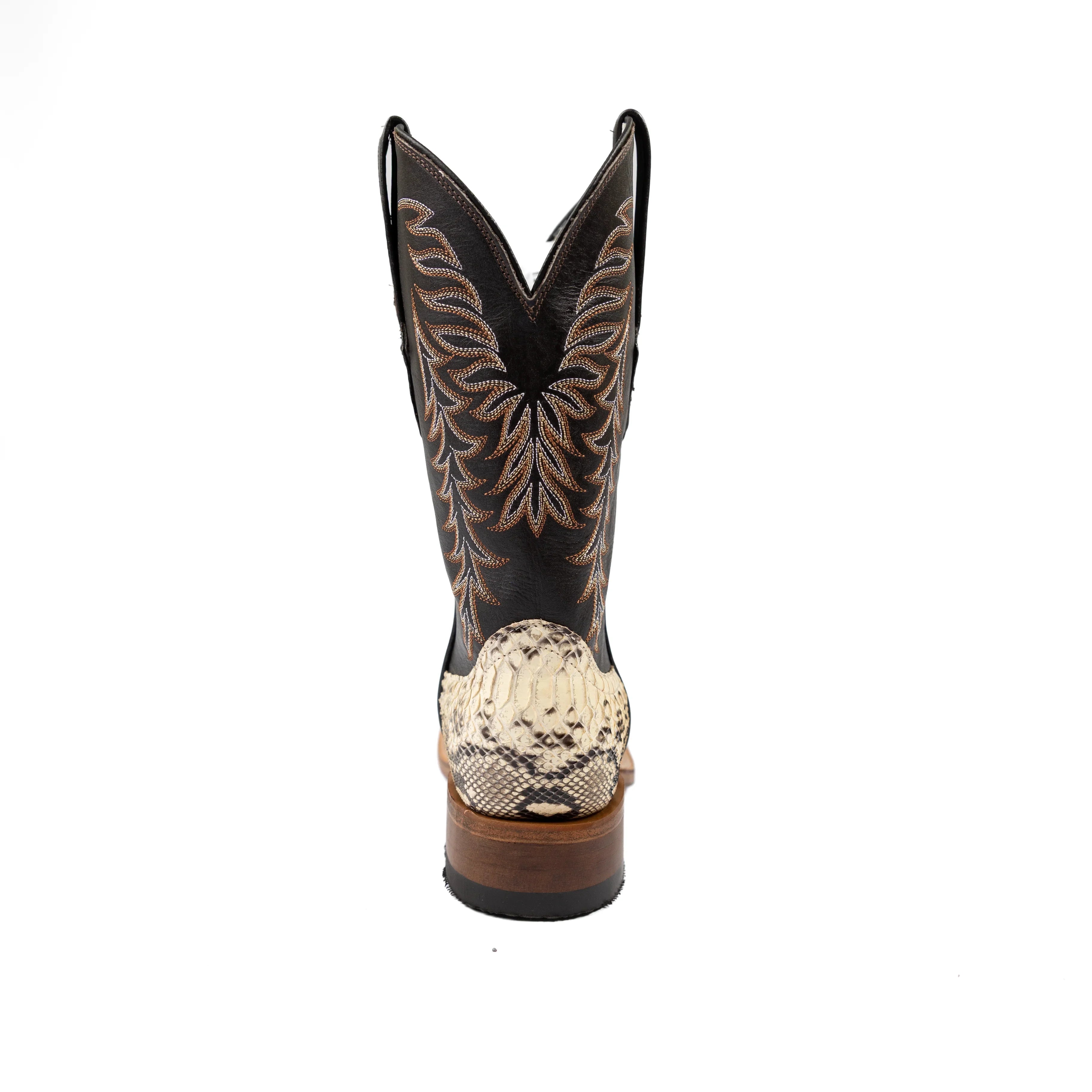Men's Cowtown Square Toe Python Boots Q818