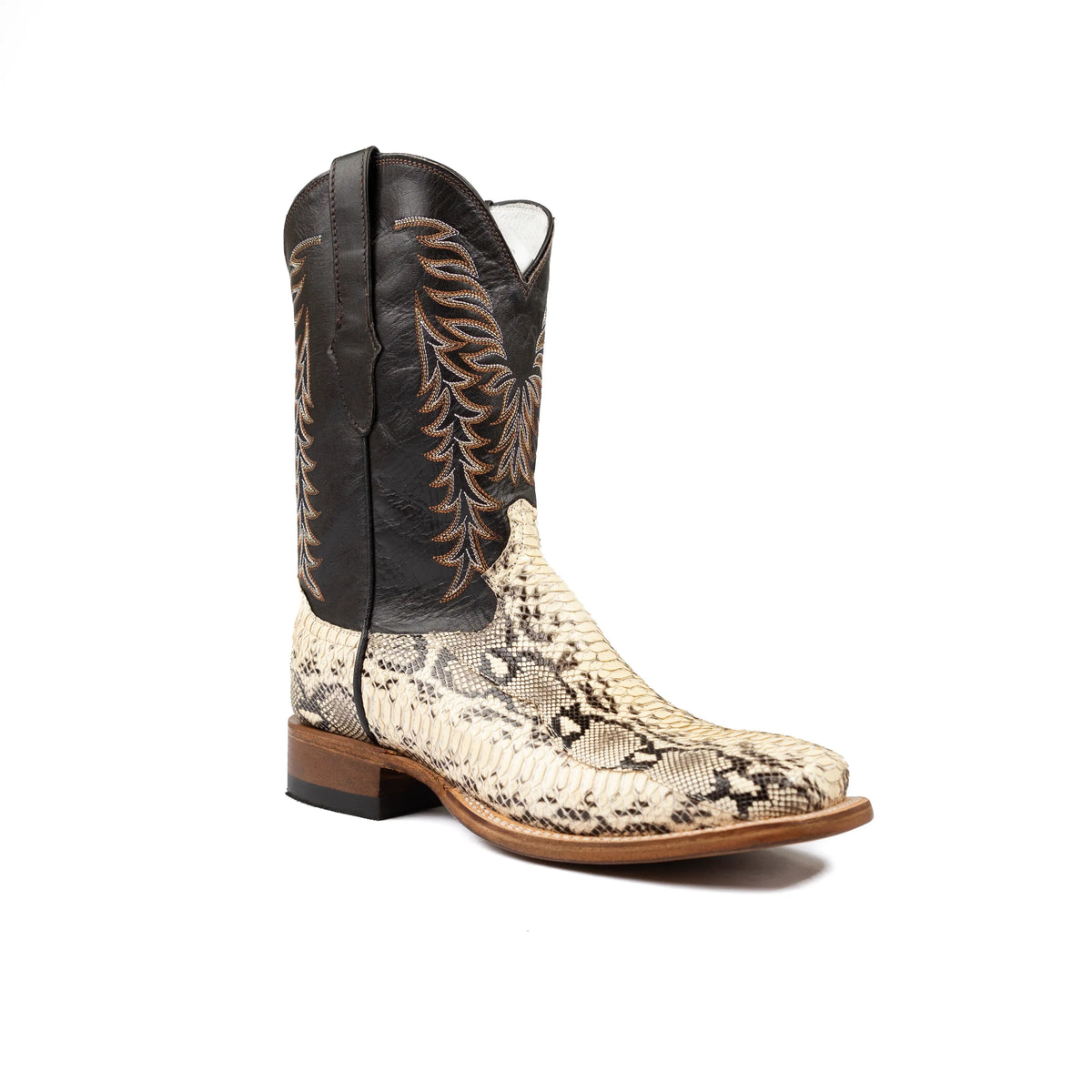 Cowtown Men's Python Square Toe Boots Q818 – Crazy House Western Wear