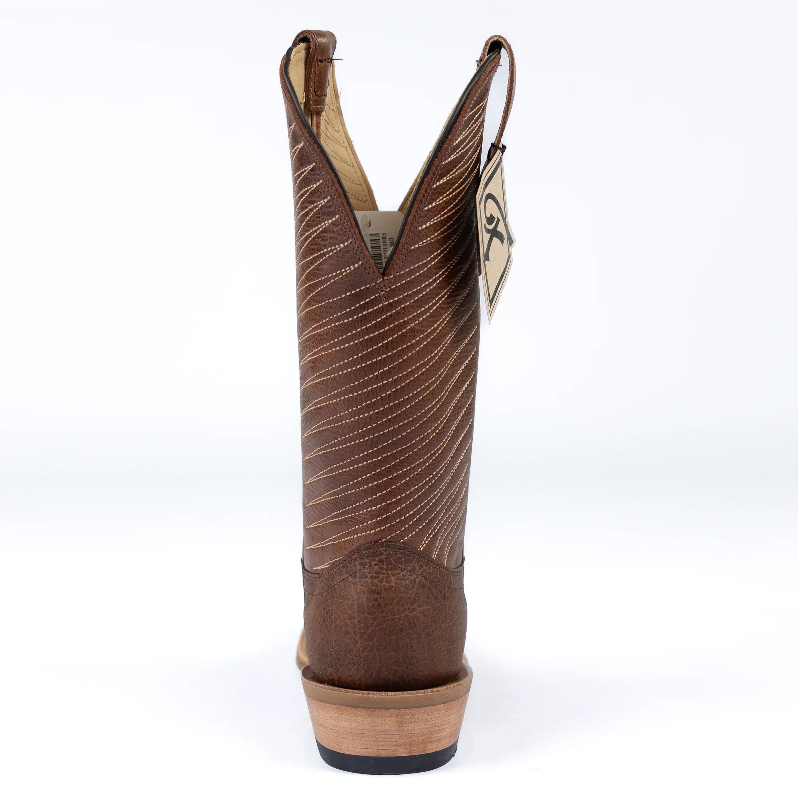 Men's Fenoglio American Bison with 11" Cognac Tops FB00102218