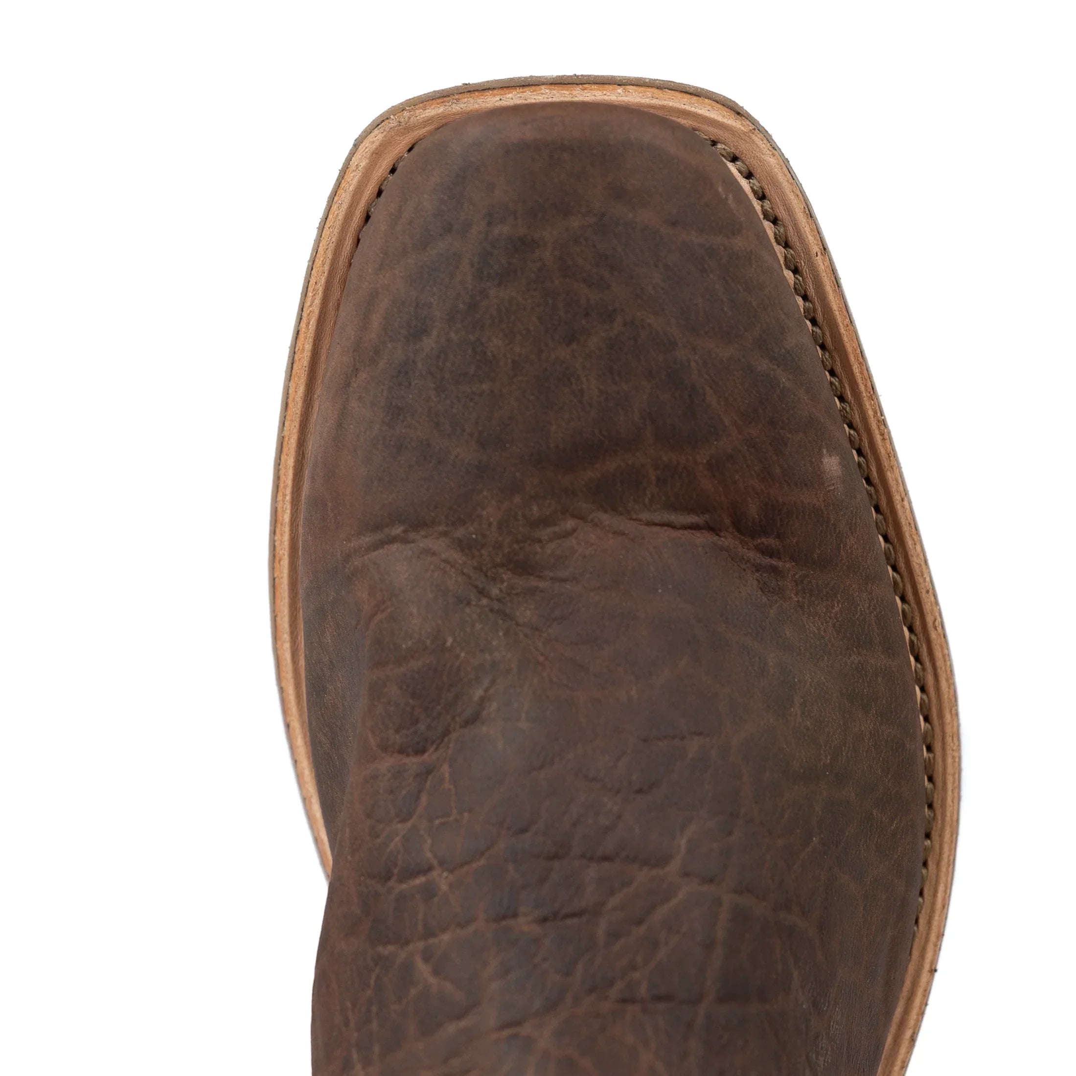 Men's Fenoglio Chocolate Brown Bison Cutter Toe Boots FB00102218CH