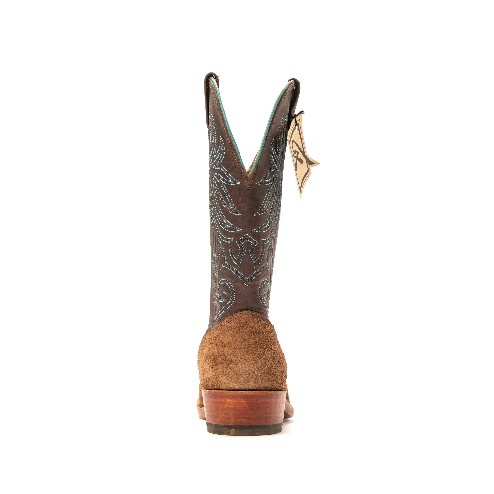 Men's Fenoglio Chocolate Fuji Roughout Boot 13" FB15291217 - Crazy House Western Wear