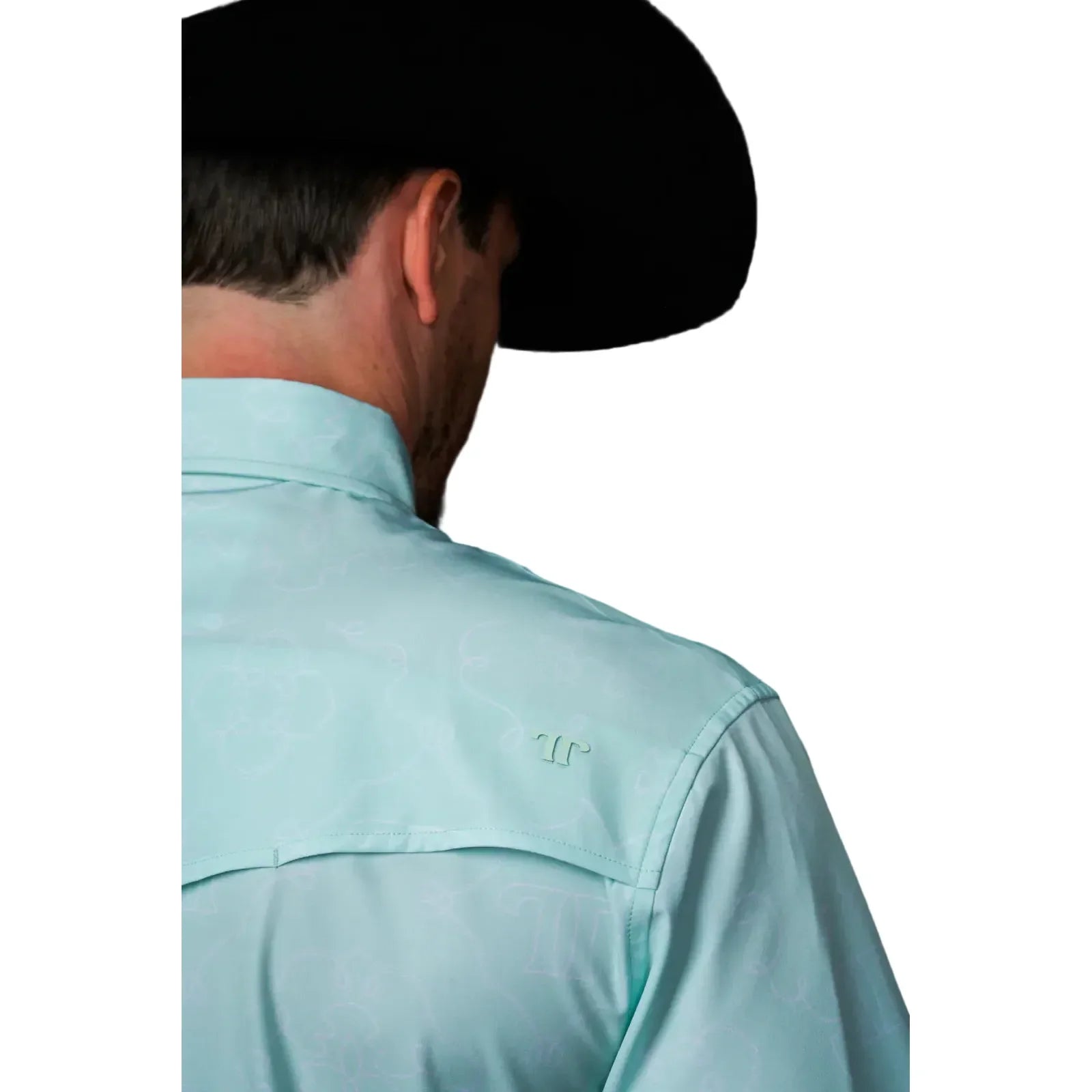 Men's Ferrell Short Sleeve "The Carson" Mint Snap Shirt FPS1026119