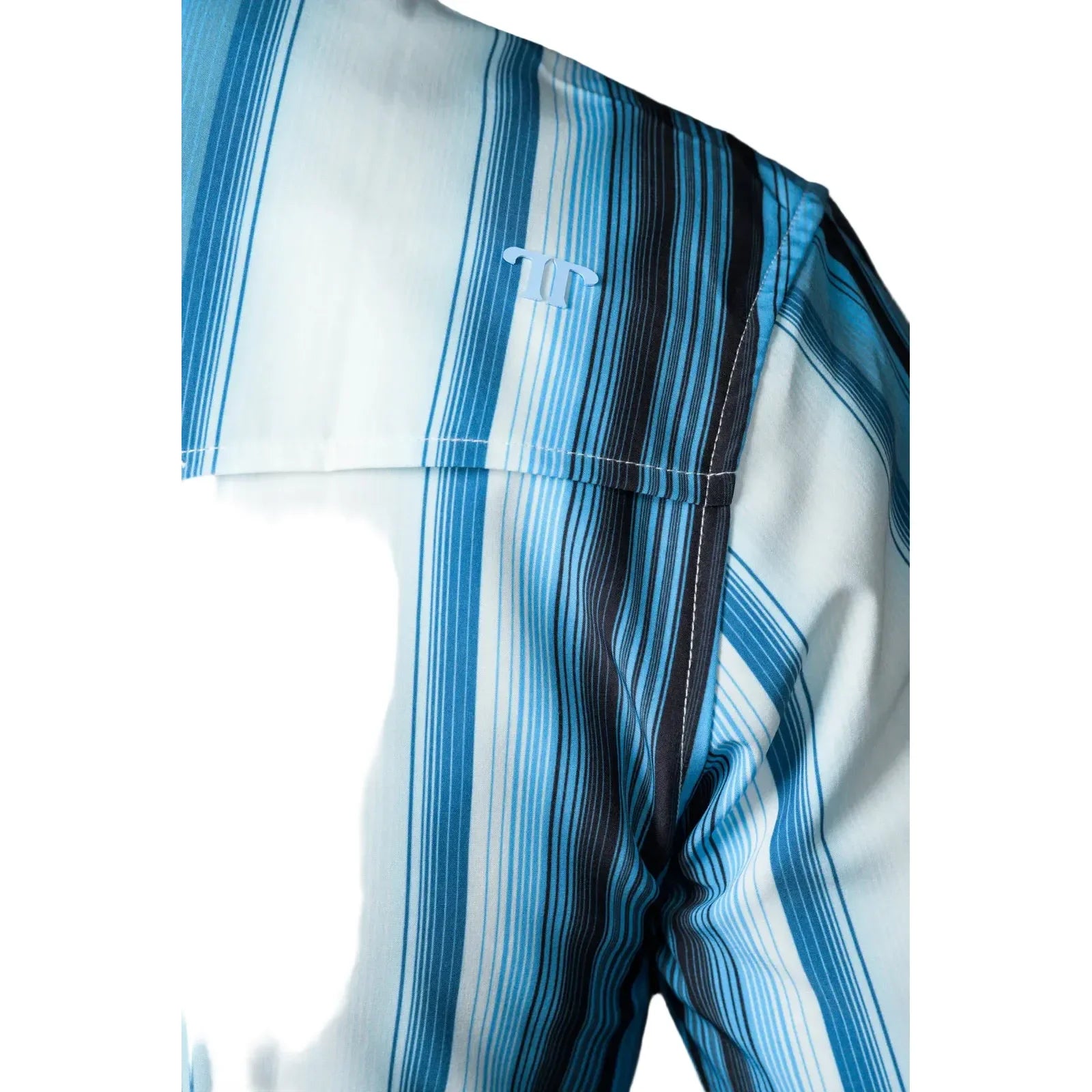 Men's Ferrell Short Sleeve "The Harrison" In Blue Snap Shirt FPS1026038