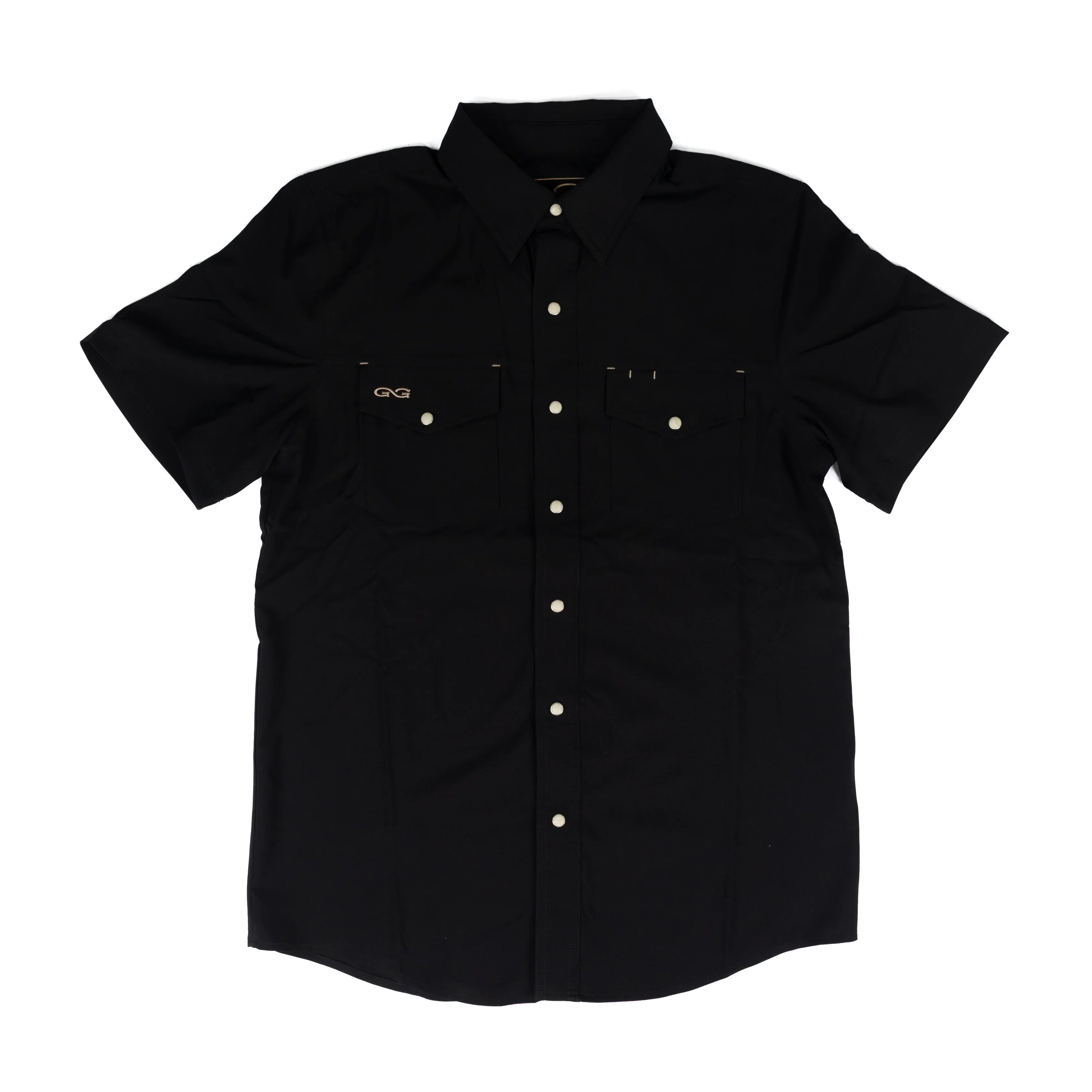 Men's Game Guard Short Sleeve Caviar Stockyard Shirt 1060:CAV