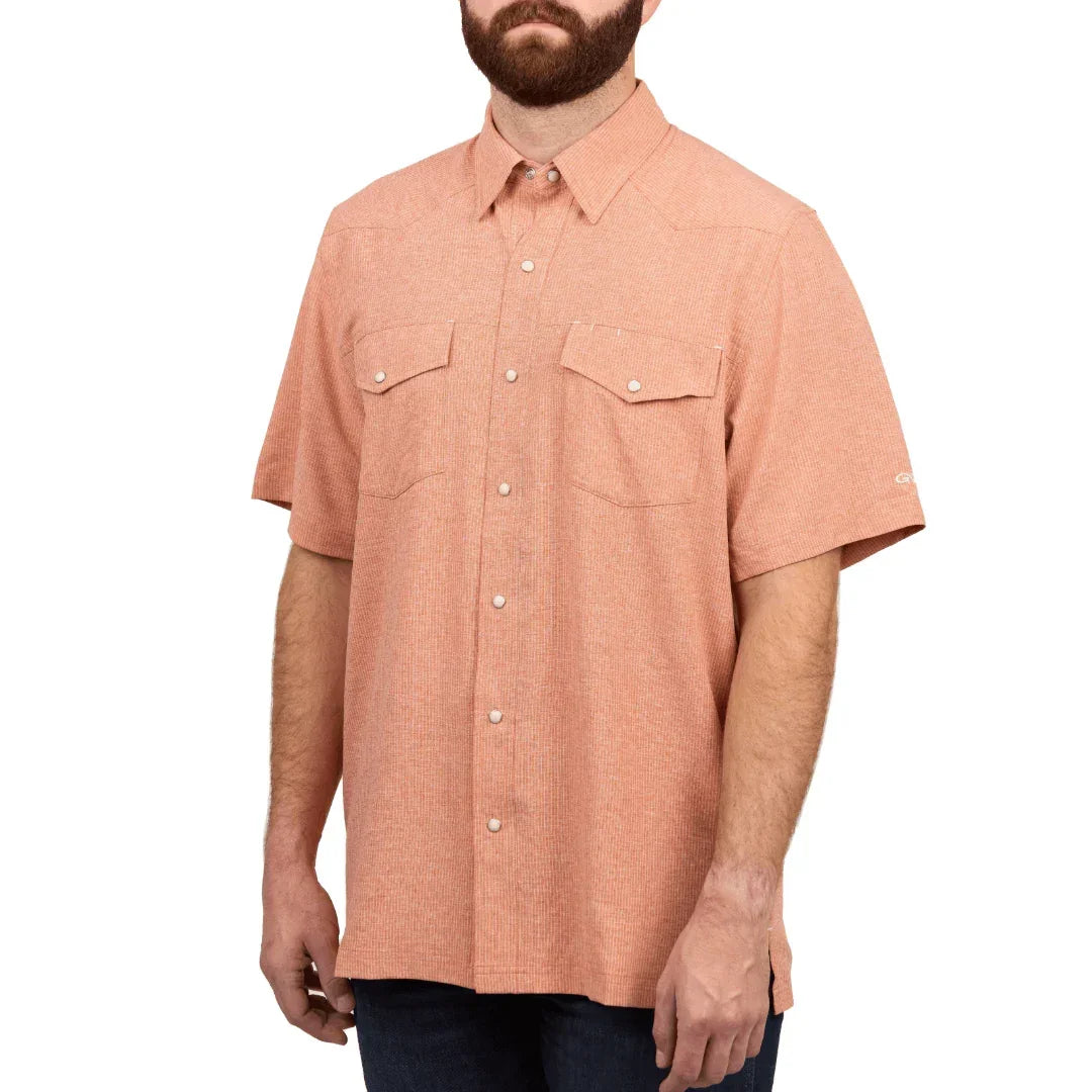 Men's Game Guard Short Sleeve Copper Drover Shirt 1065:COP