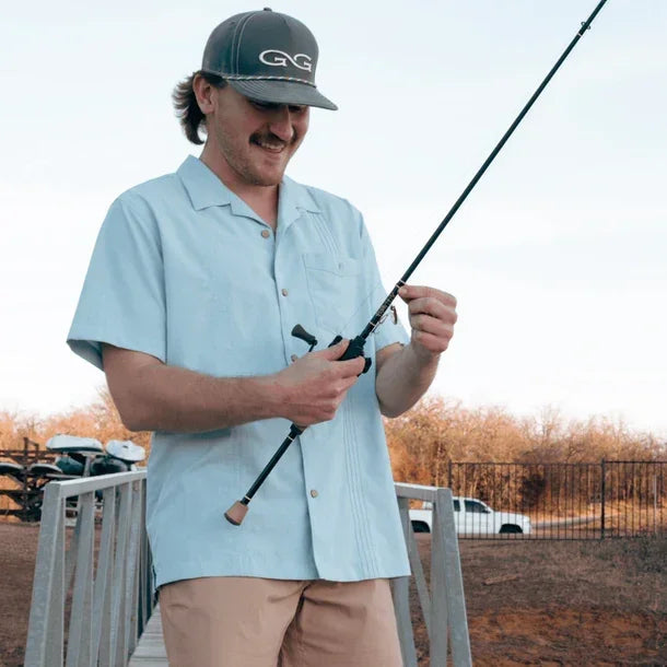 Men's Gameguard Bluegill Resort Short Sleeve Shirt 1097:BLG