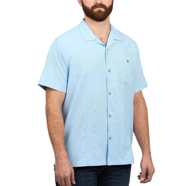 Men's Gameguard Bluegill Resort Short Sleeve Shirt 1097:BLG