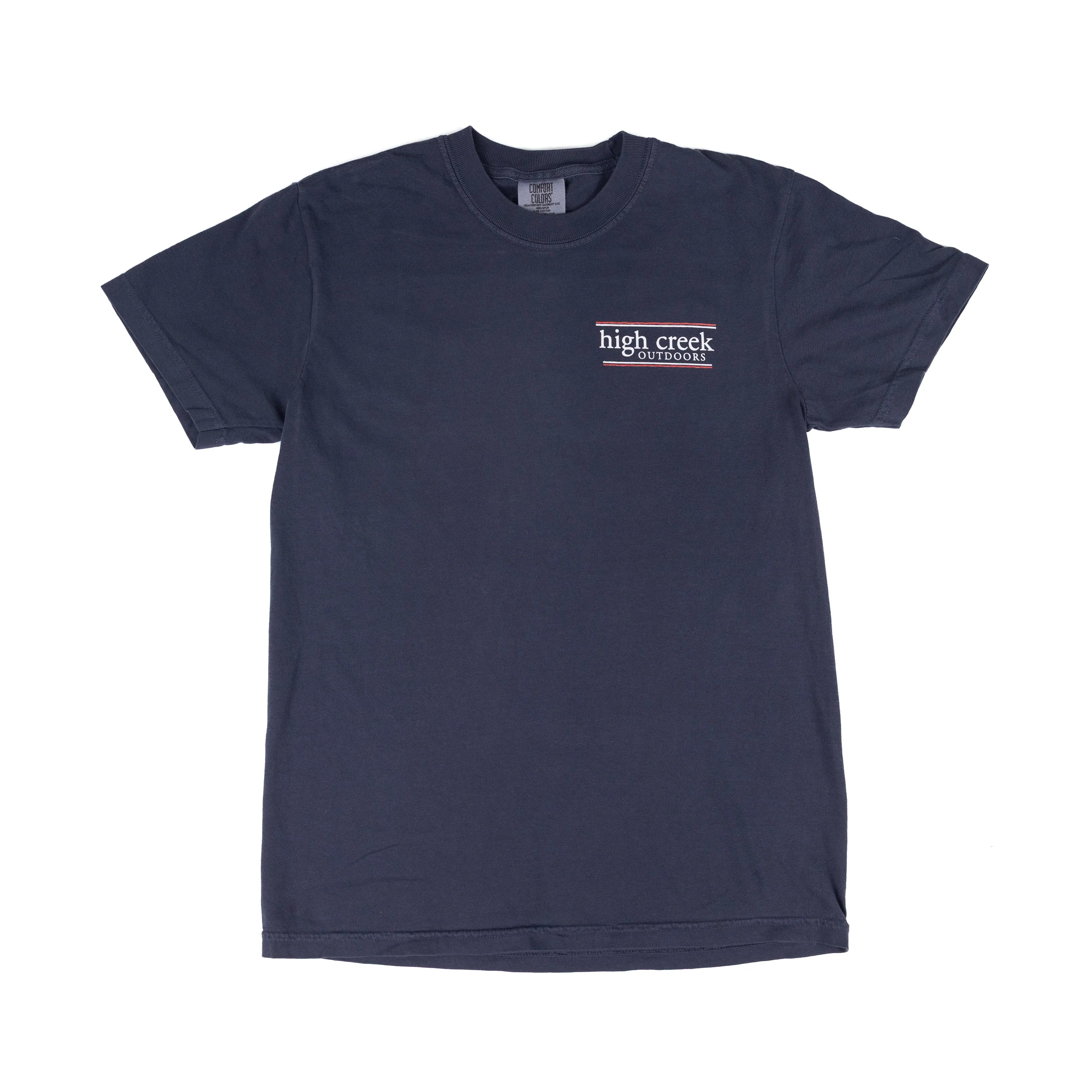 Men's High Creek Short Sleeve Blue Texas Duck T-shirt