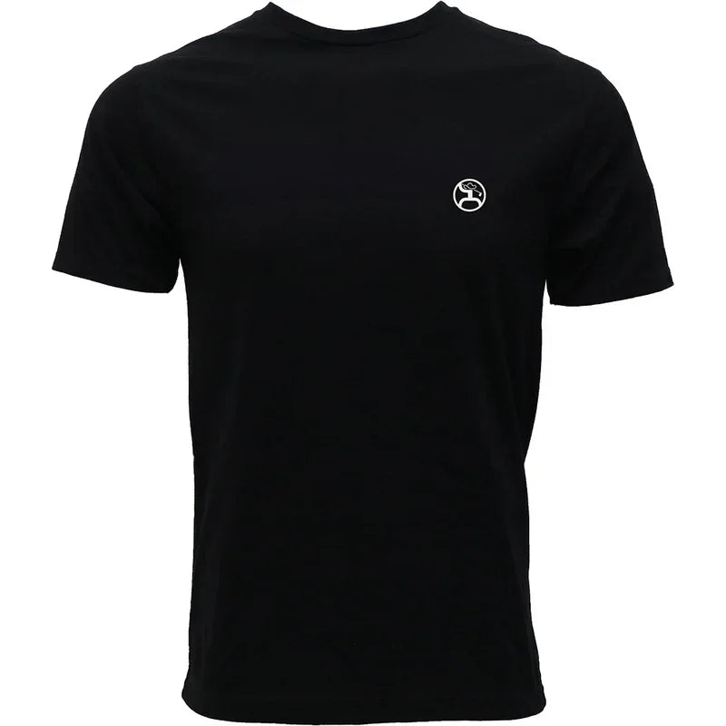 Men's Hooey "Cowboy Swing" Black Cowboy Golf T-shirt GT2604BK